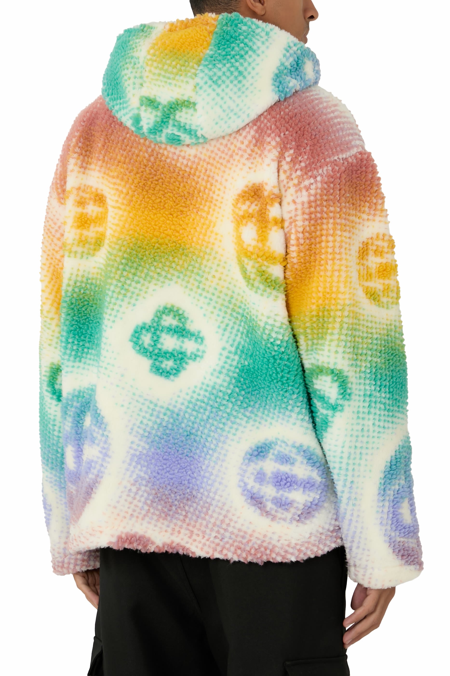  Halftone Monogram Fleece Jacket