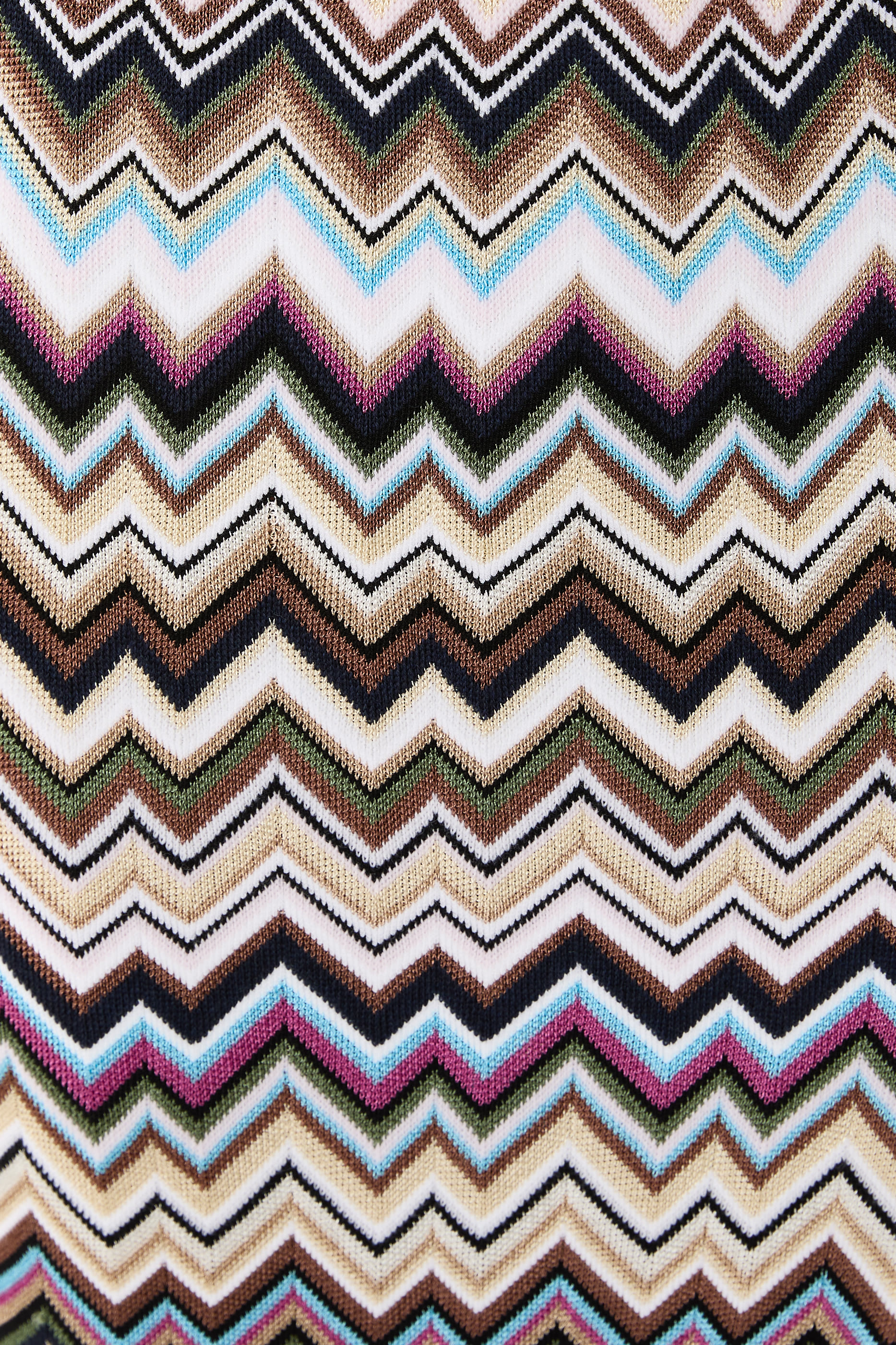 Chevron Midi Skirt 