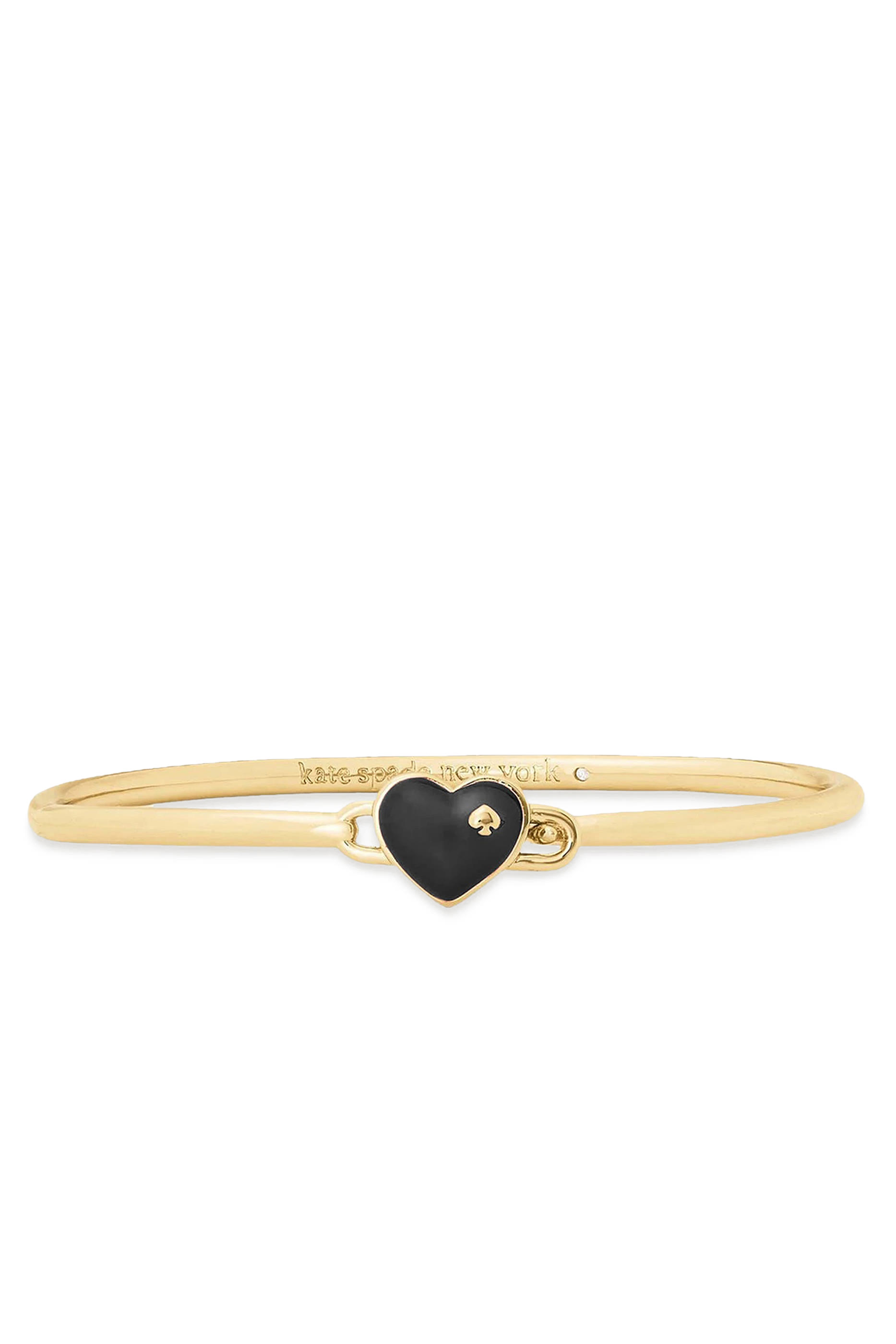 Heart Spade Solitaire Bangle