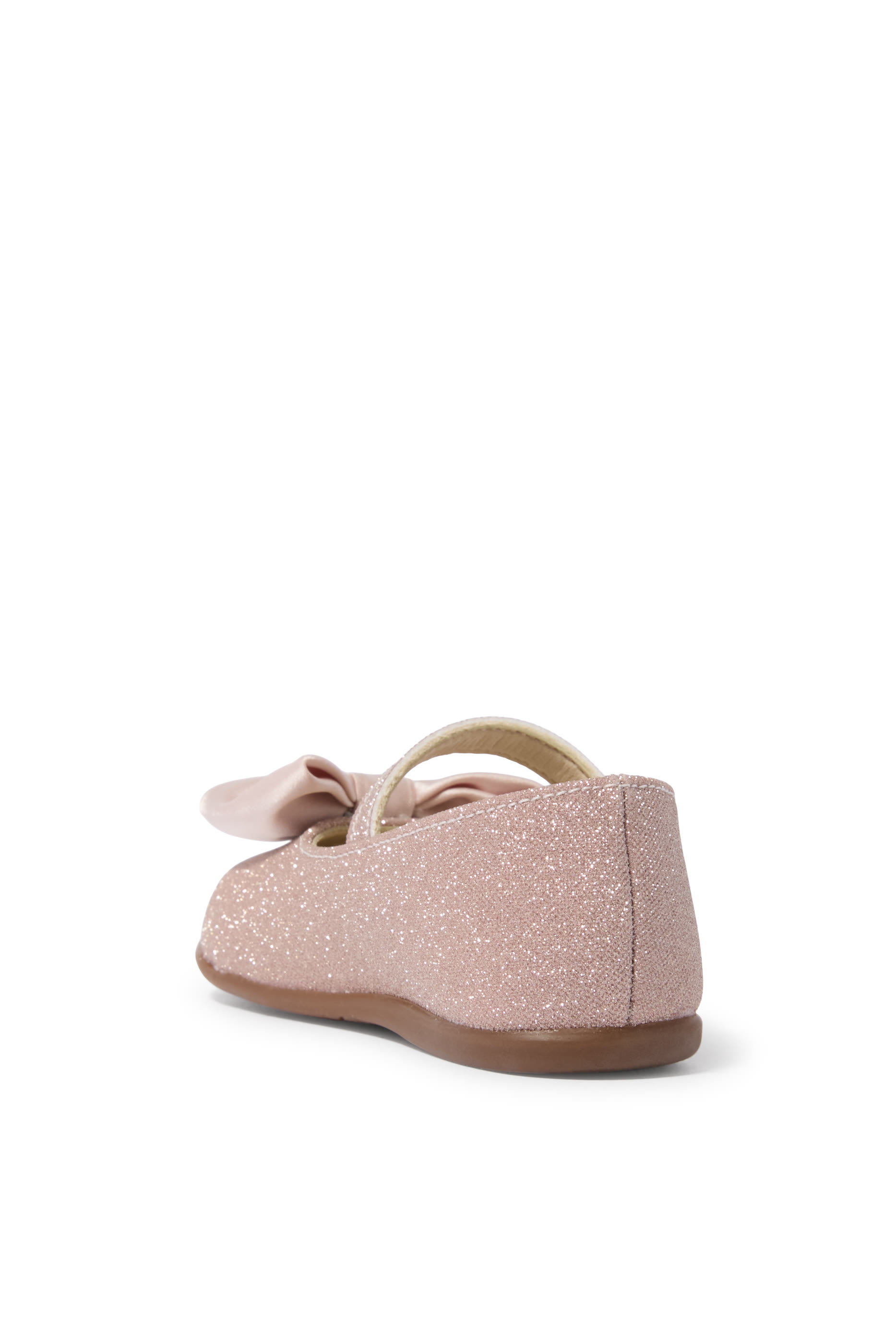 Baby Handmade Bow-Embellished Ballerinas