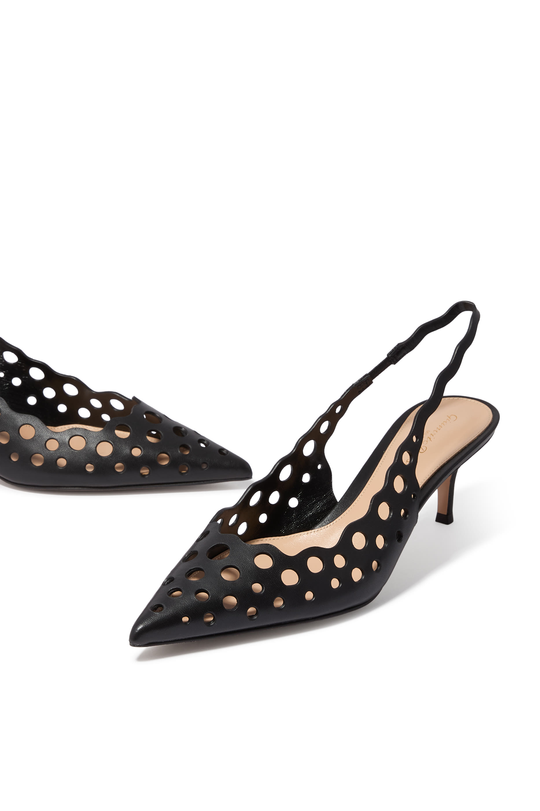 Cut-Out 55 Slingback Pumps