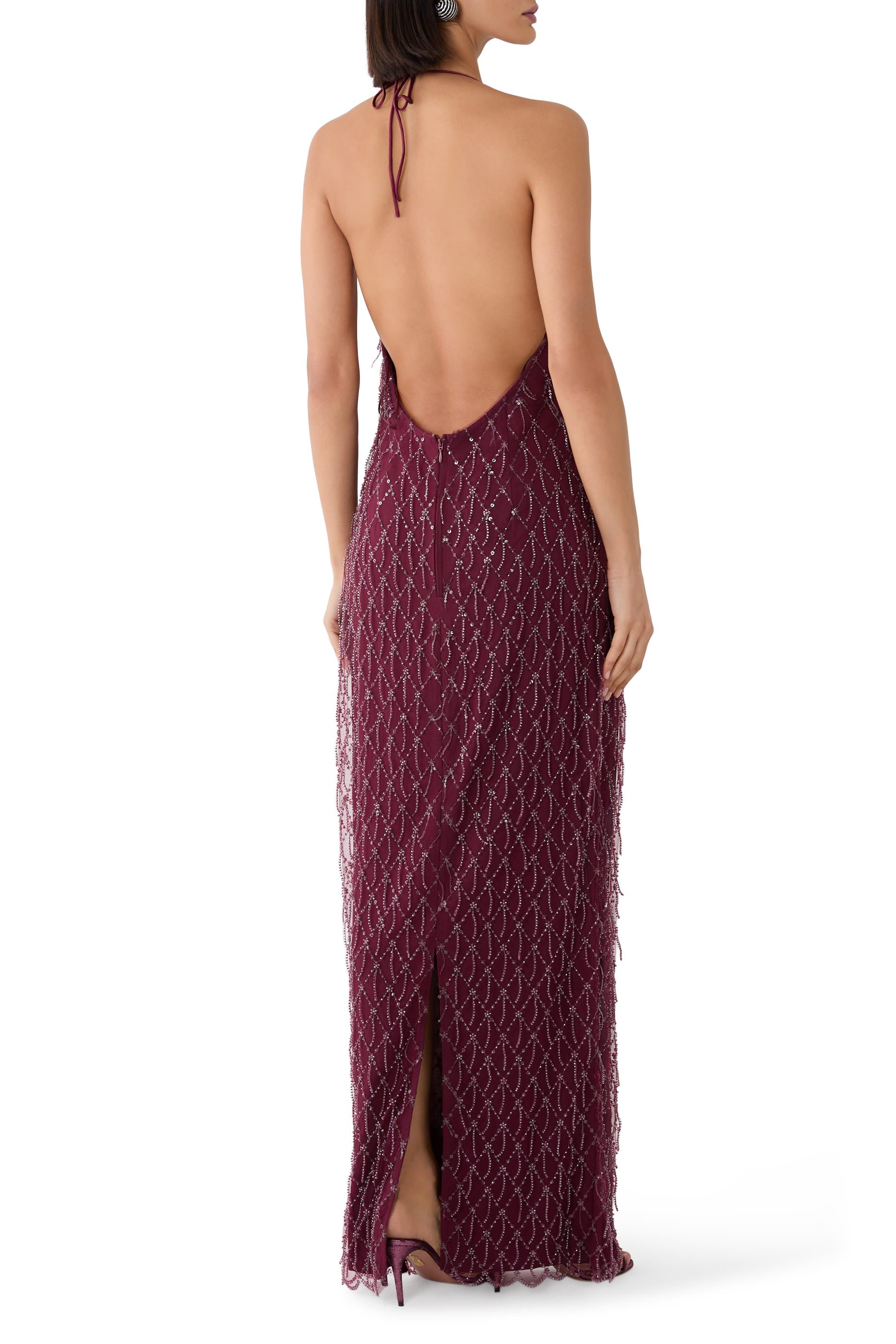  Sequins Halterneck Dress 