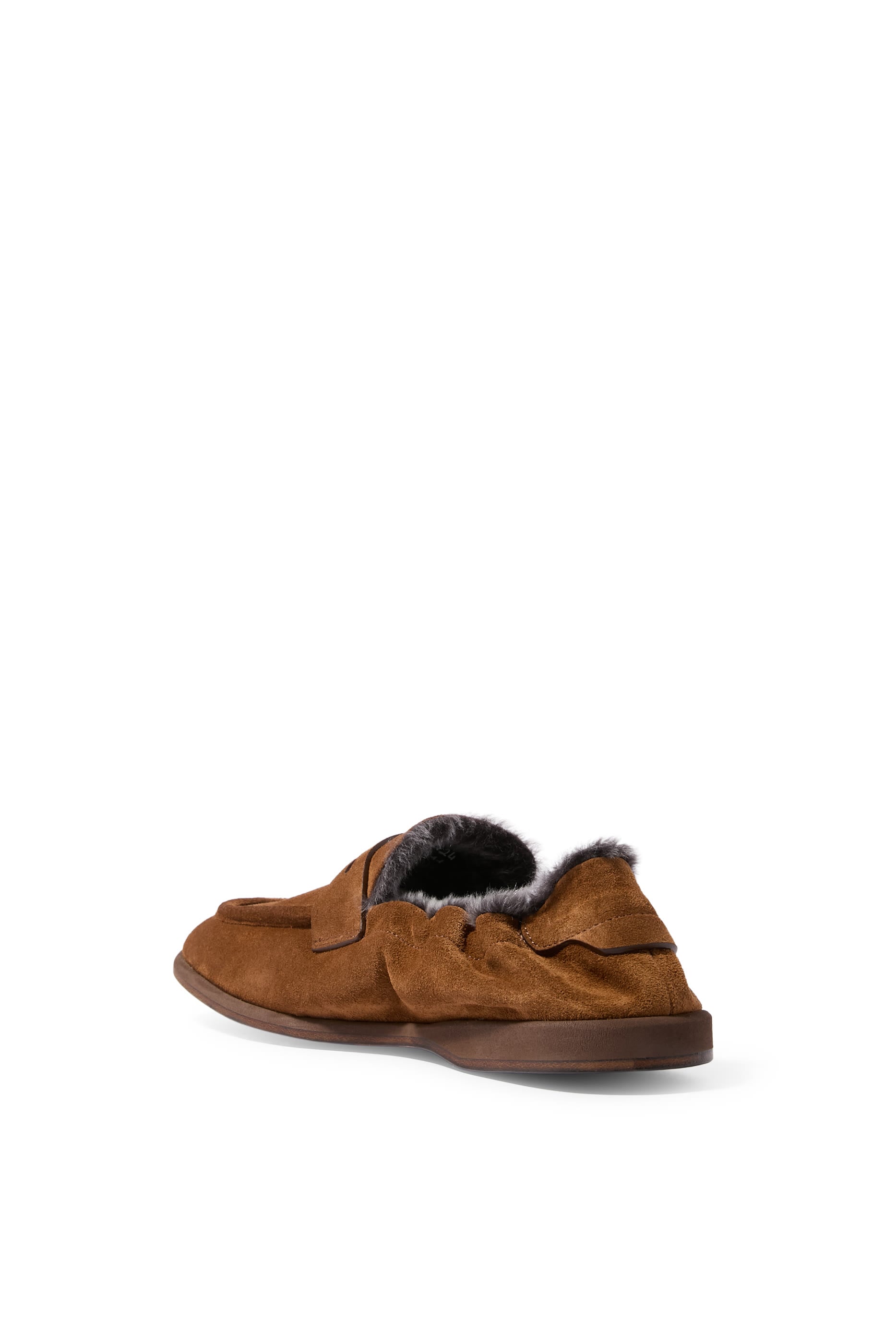 Suede Penny Loafers