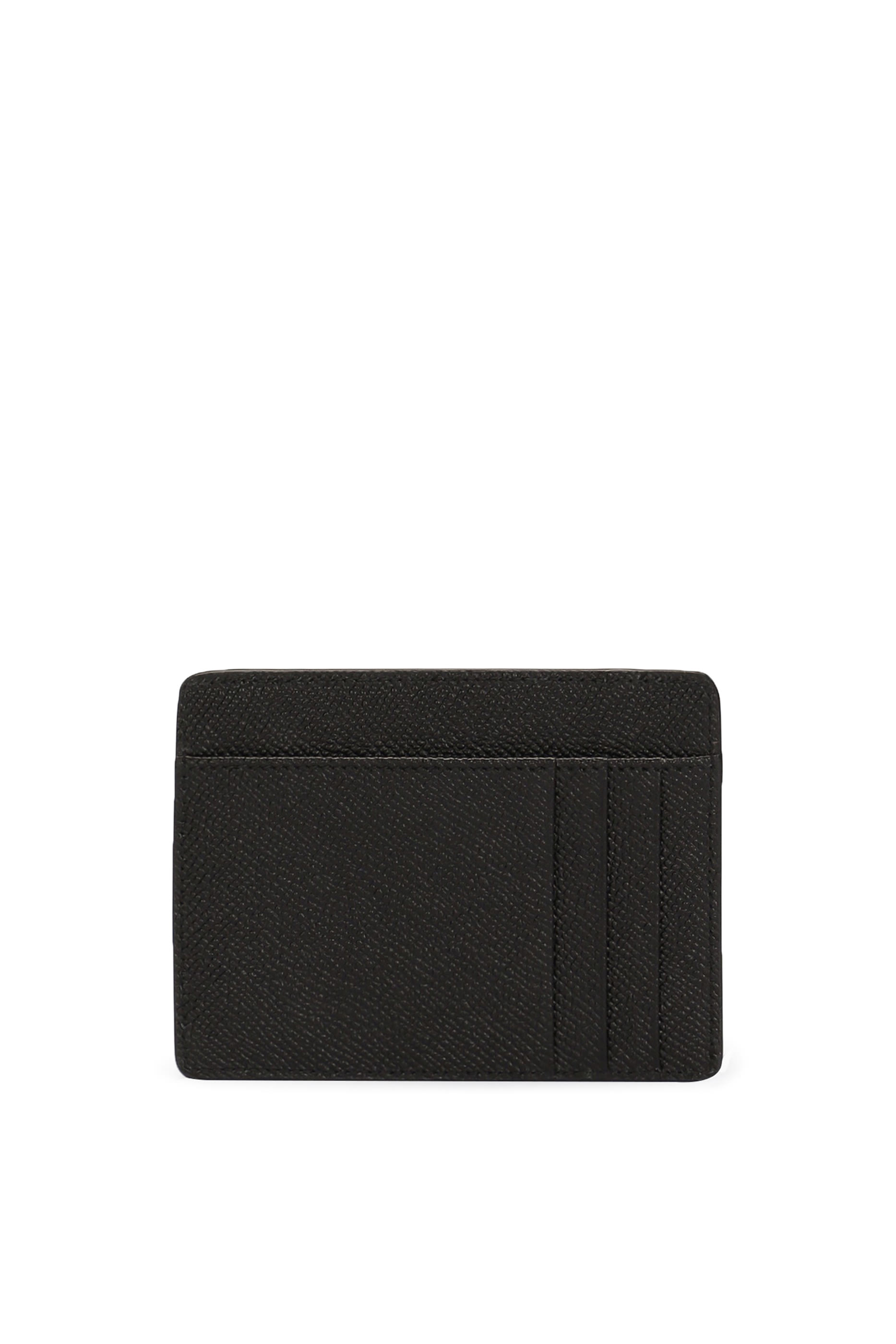 Dauphine-Print Calfskin Card Holder 
