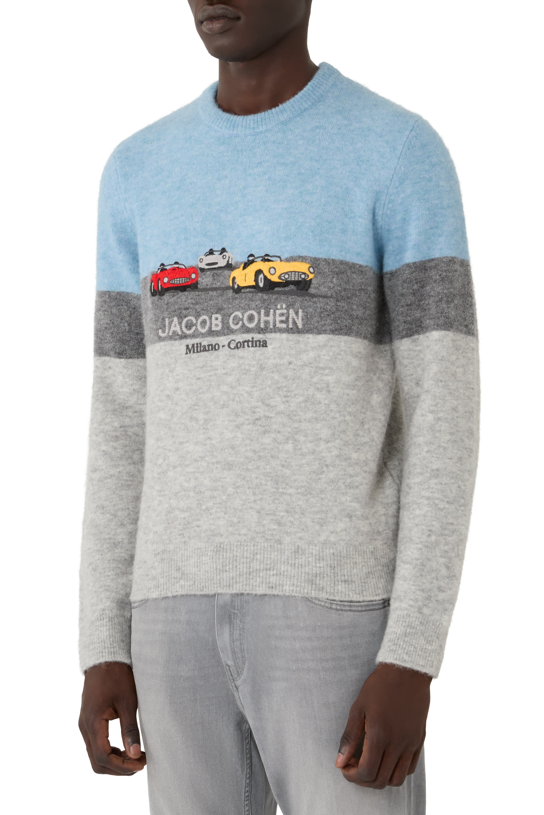 Embroidered Milano-Cortina Knit Sweater 
