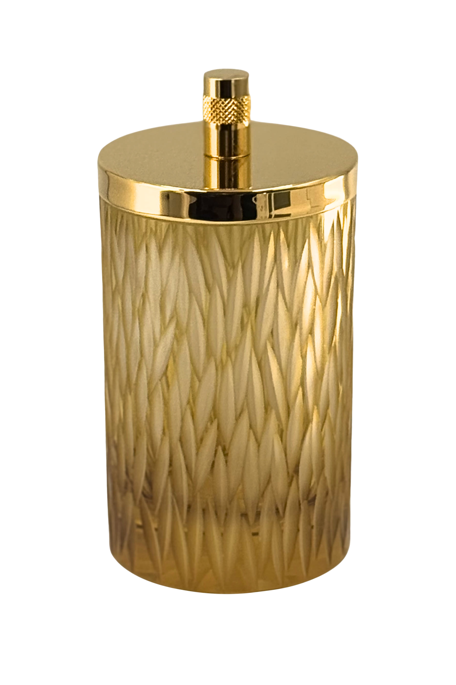 Amber Blaze Cotton Ball Jar