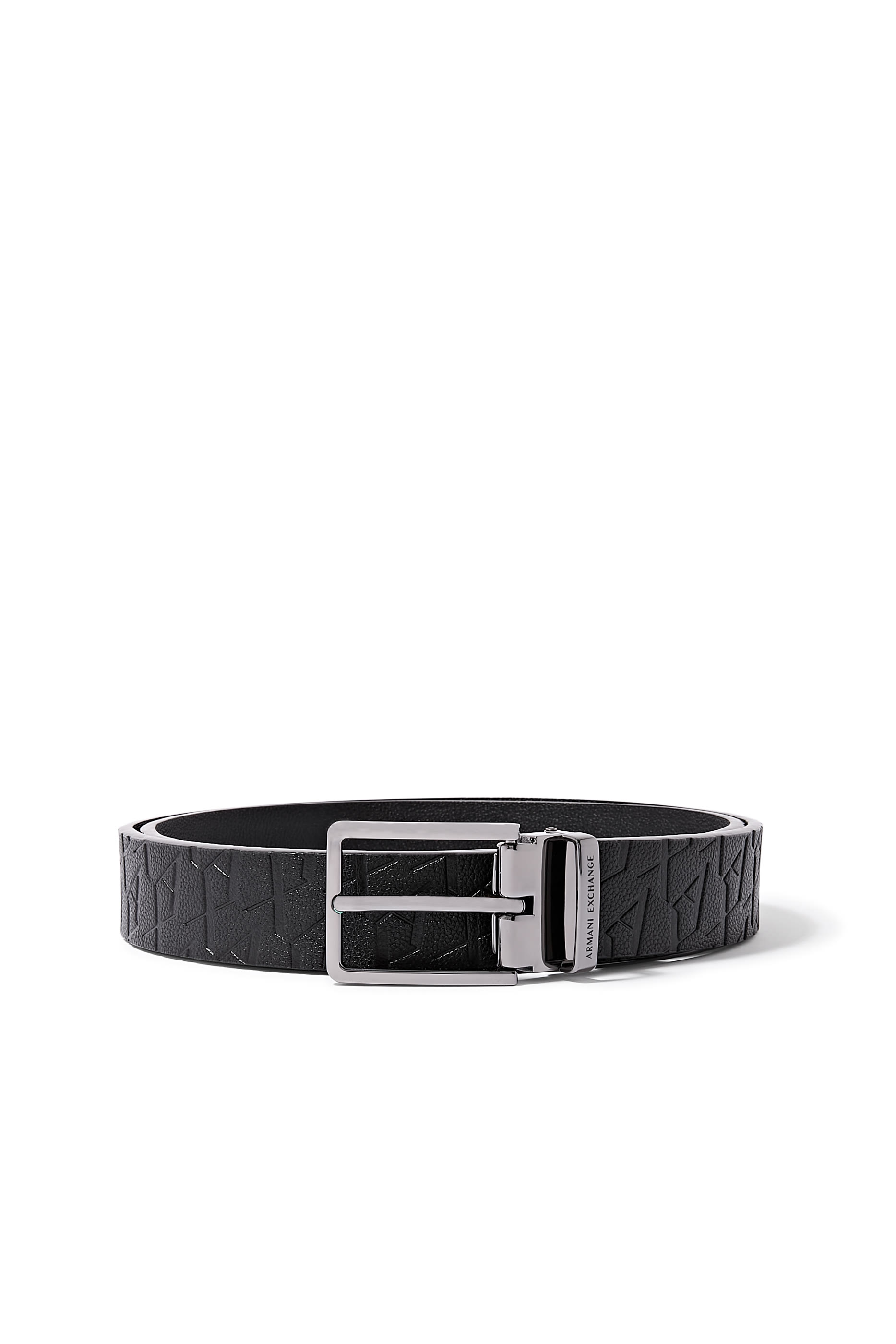 Logo Faux Leather Belt