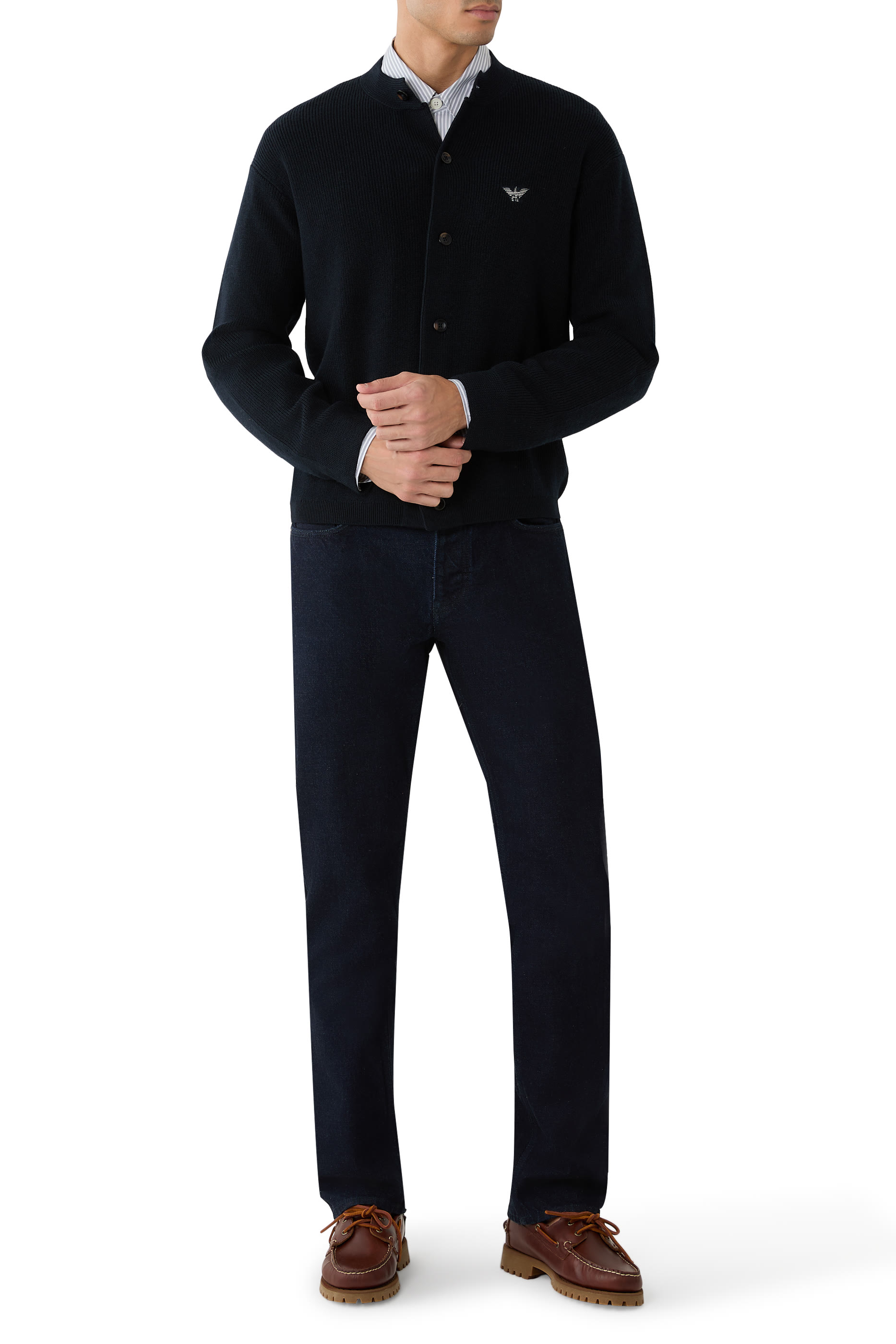 Hong Kong Capsule Half English Rib Cardigan