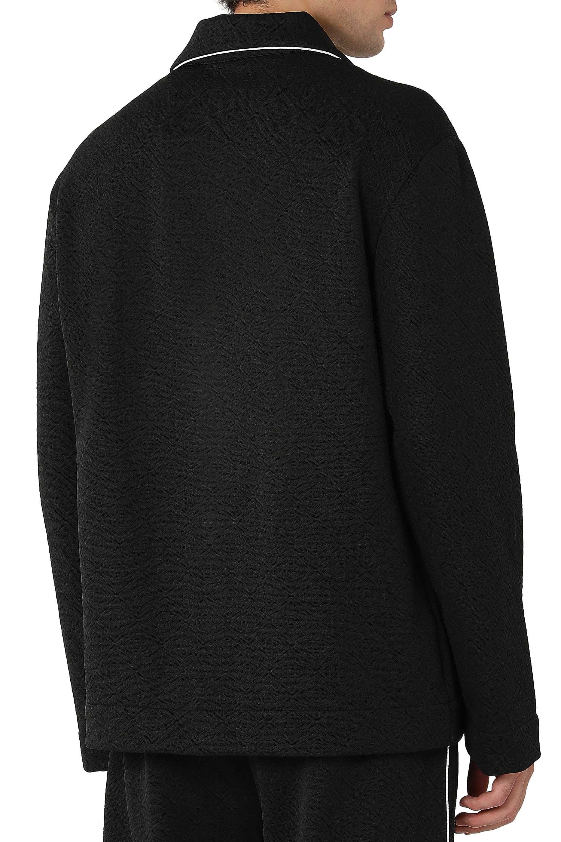  Raised Monogram Long Sleeve Shirt 