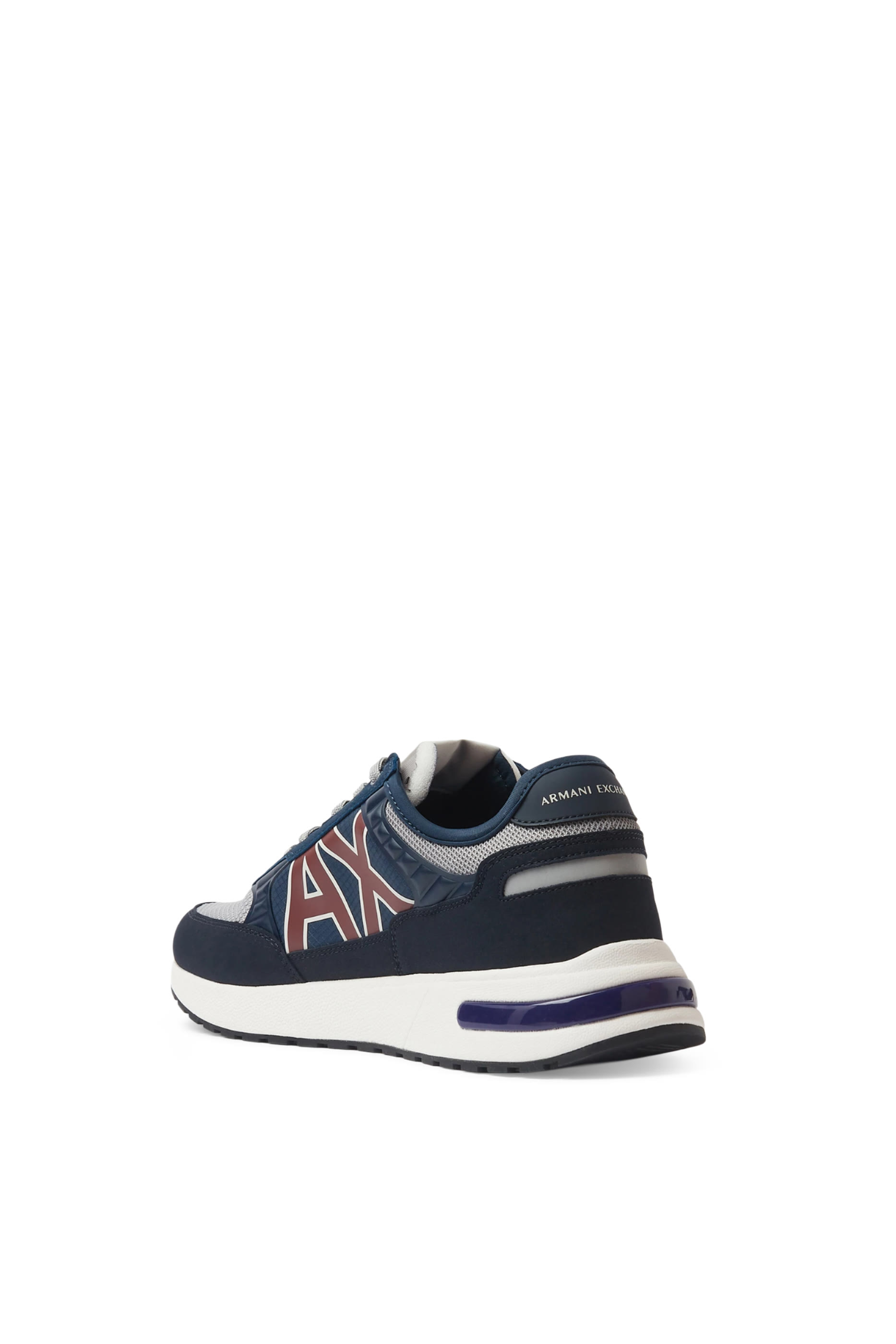  Lace Up 3D AX Logo Sneakers