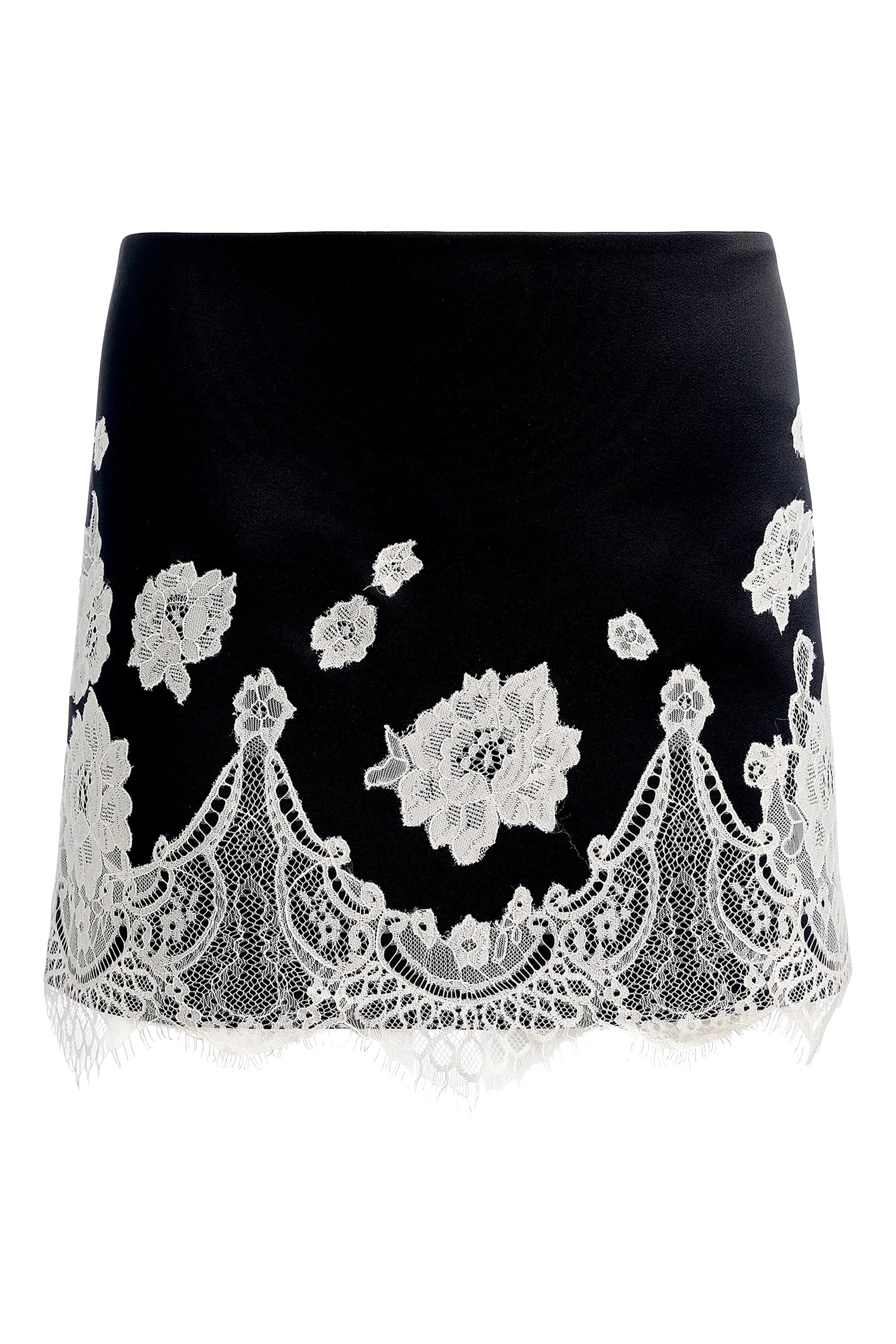 Rubi Lace Trim Micro Skirt