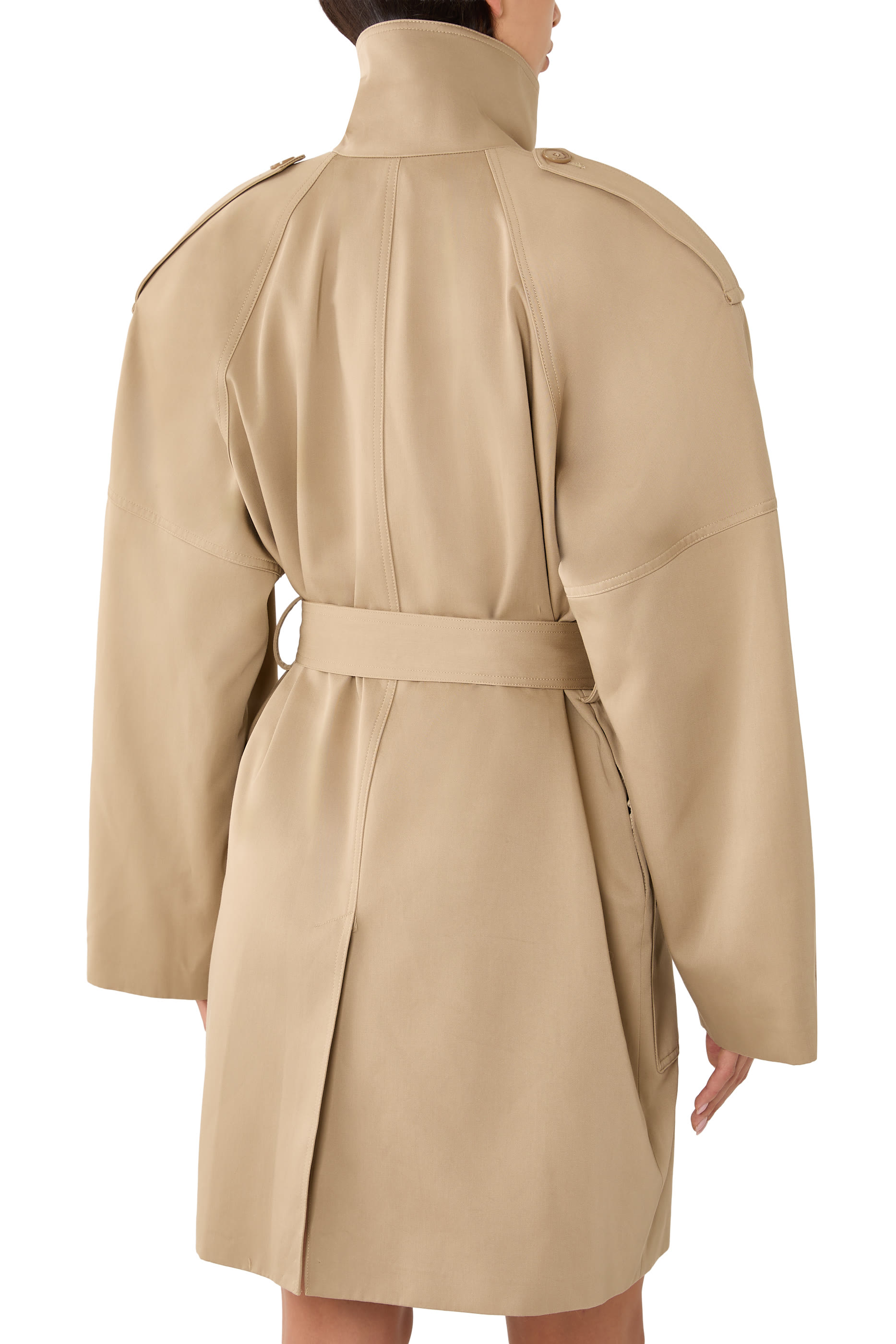 Tess Midi Short Trench