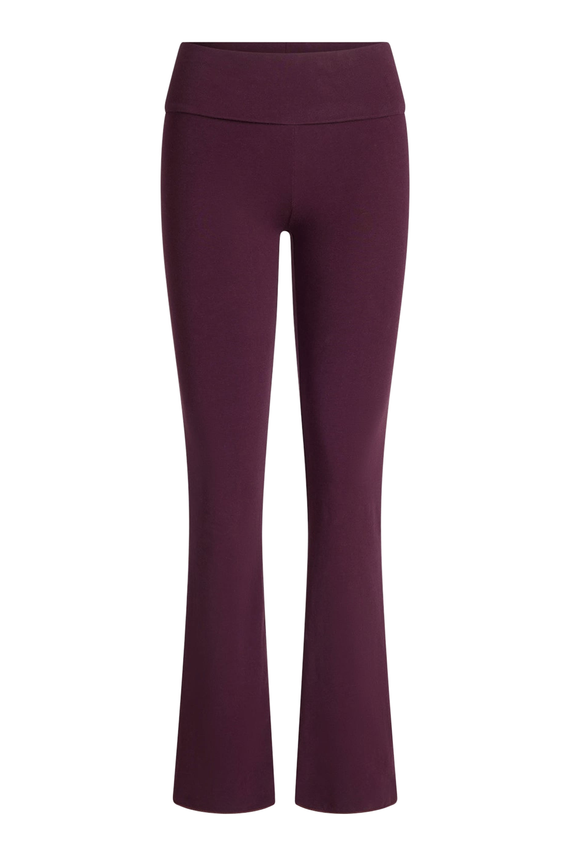 Cotton Jersey Foldover Pants