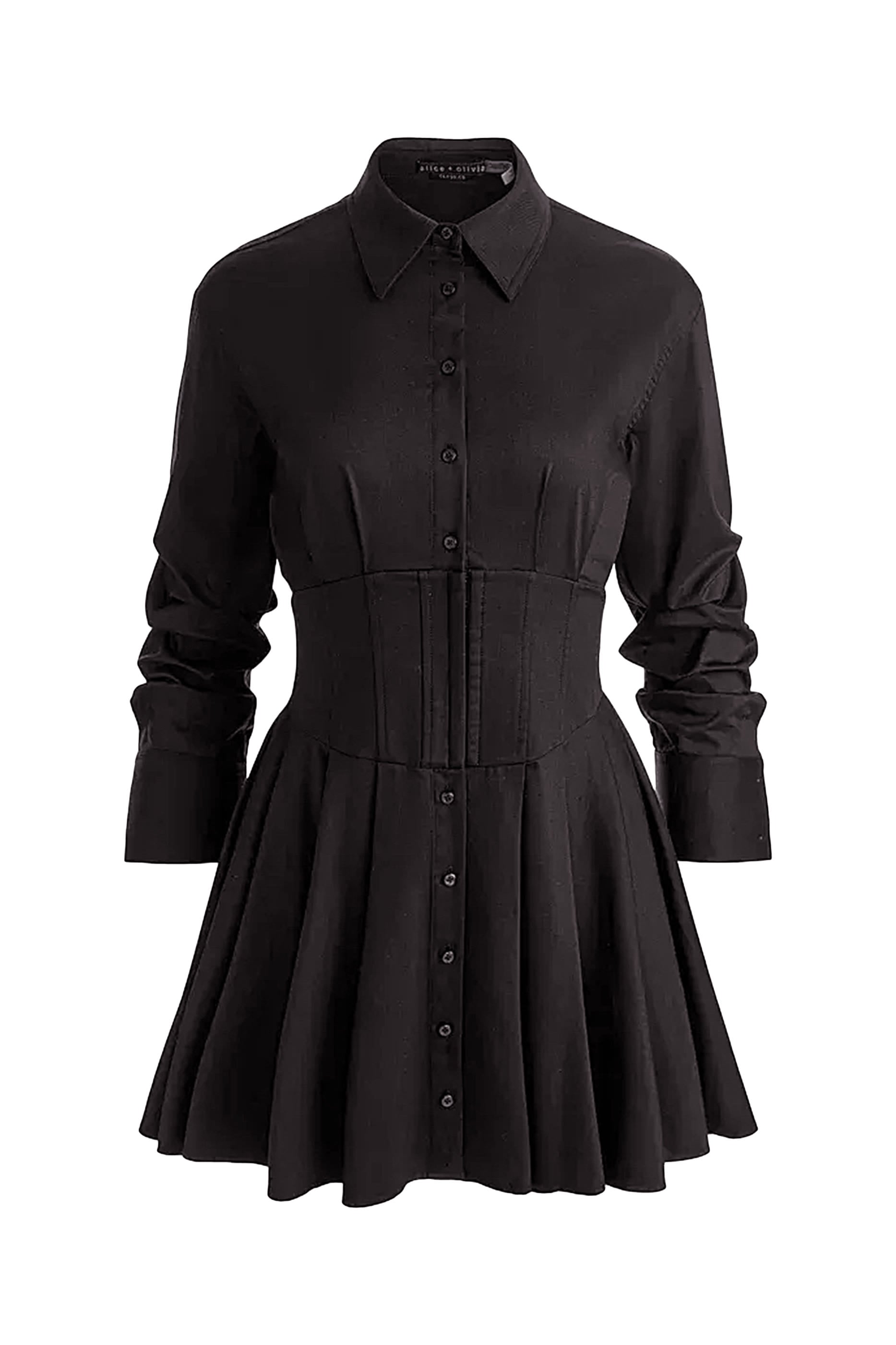 Edie Corset Button Down Mini Dress