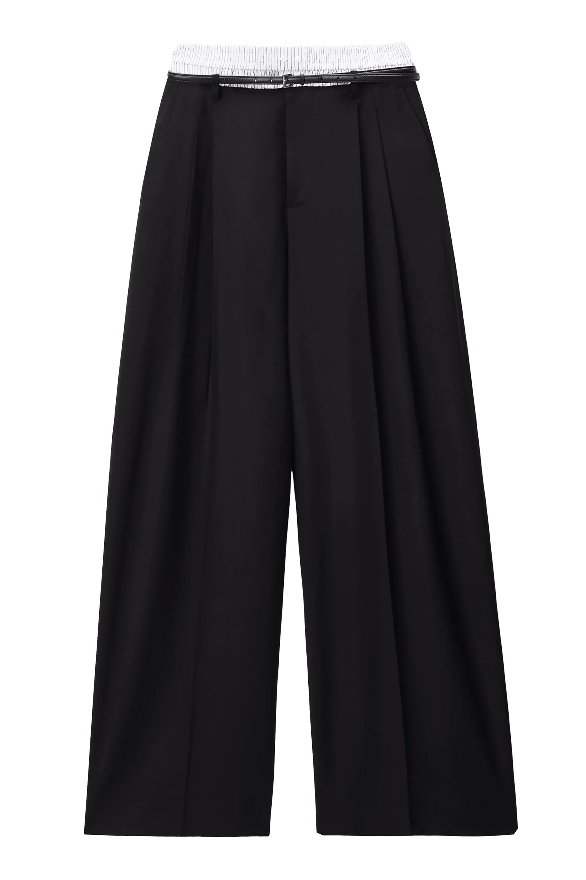 Layered Boxer Tailored Pants