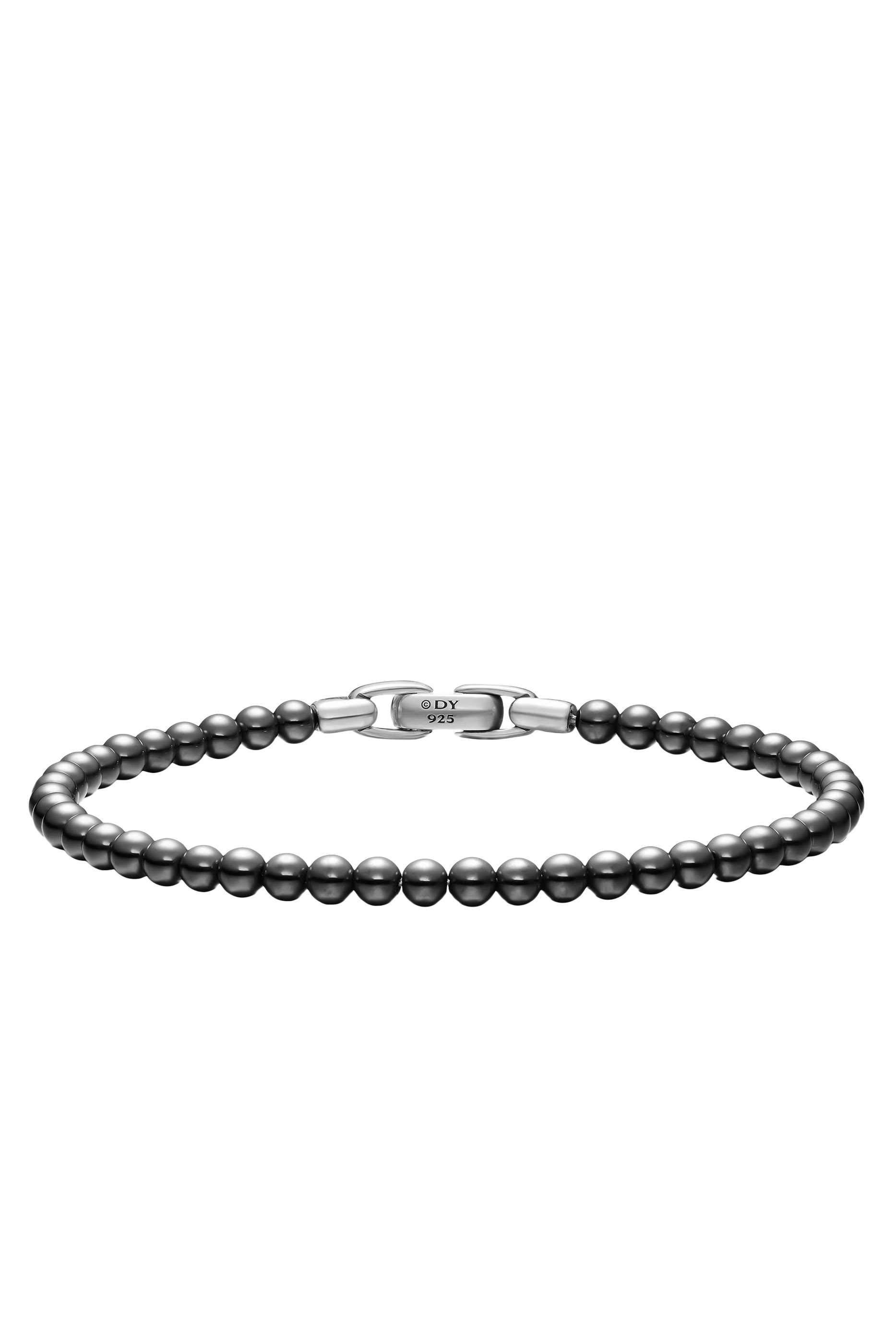 Spiritual Bracelet, Sterling Silver & Hematine