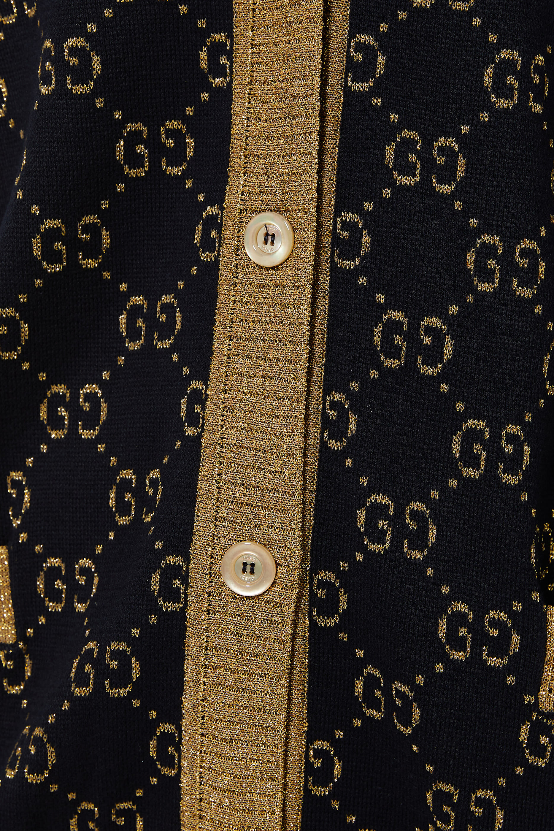 Cotton Lam&eacute; Cardigan