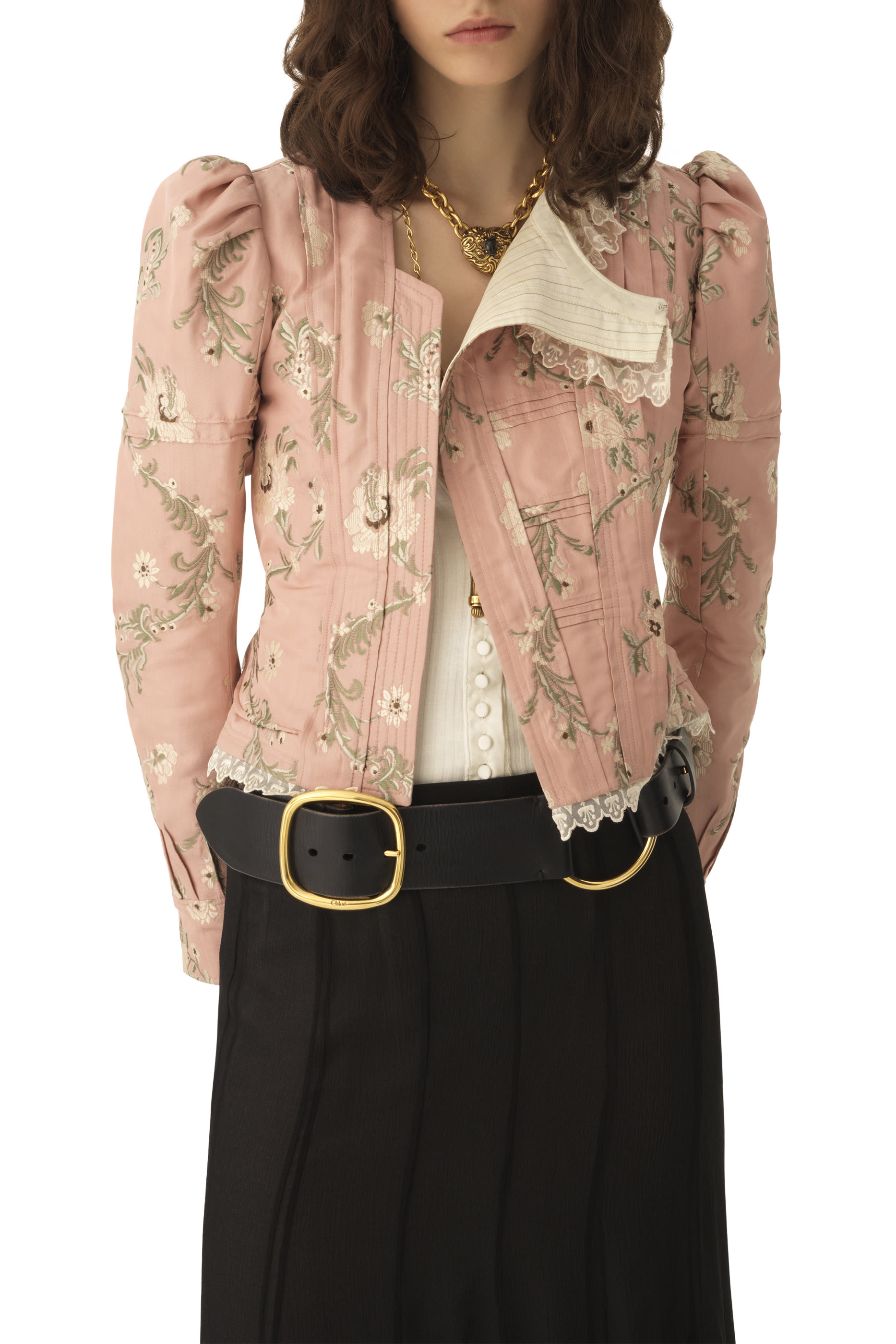 Fitted Jacquard Jacket