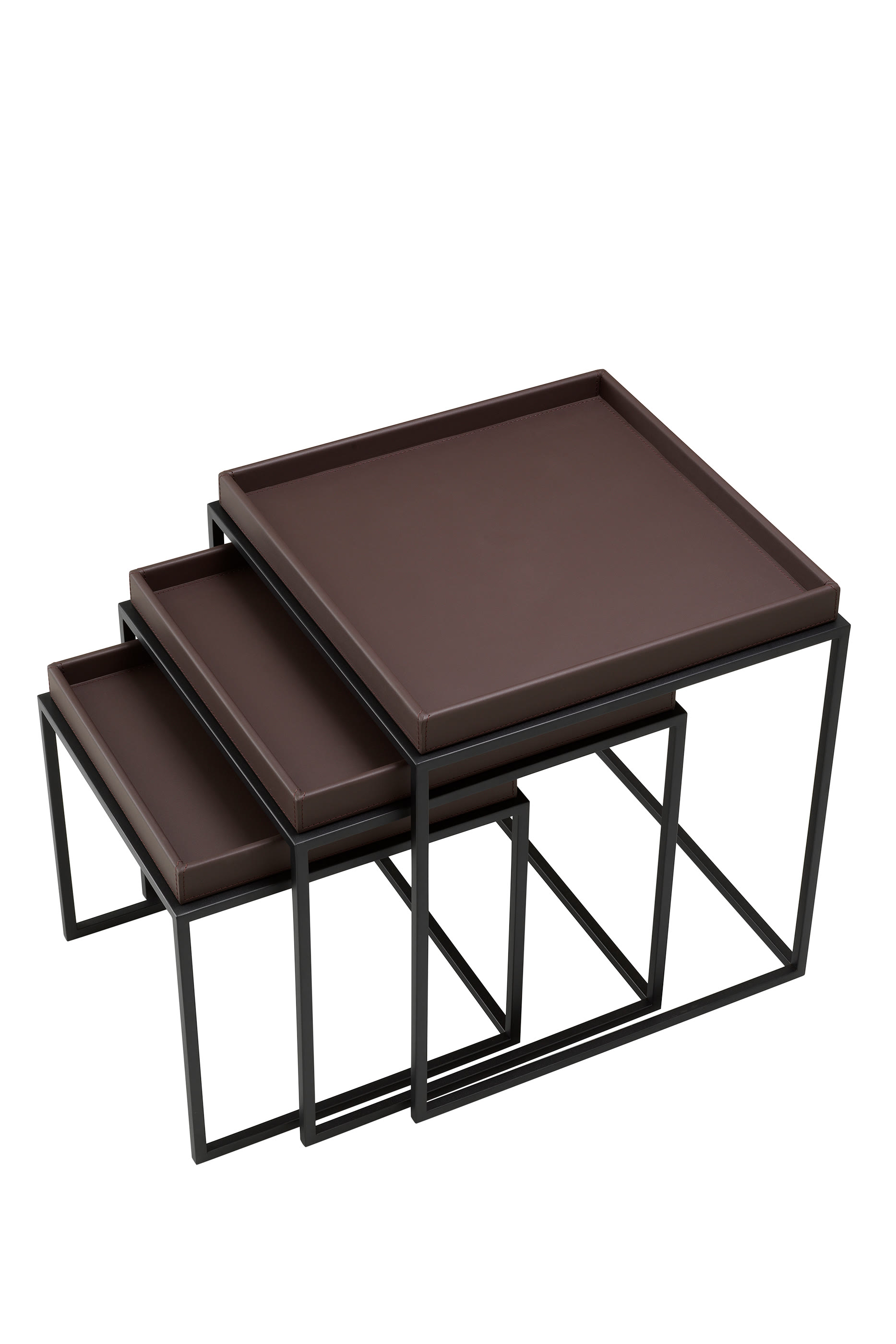 L&eacute;onard Side Table, Set of 3