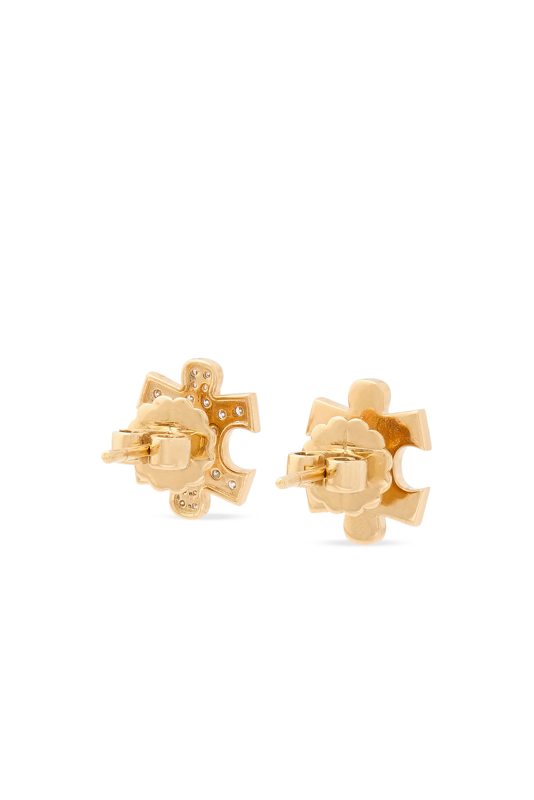 Maqta Petite Earrings, 18K Yellow Gold with Diamonds & Black Onyx