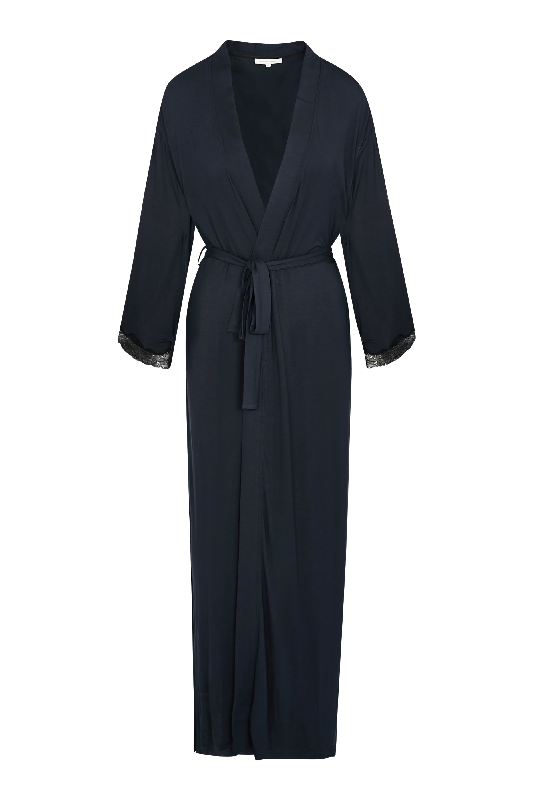  Jersey Lace Detail Maxi Robe 