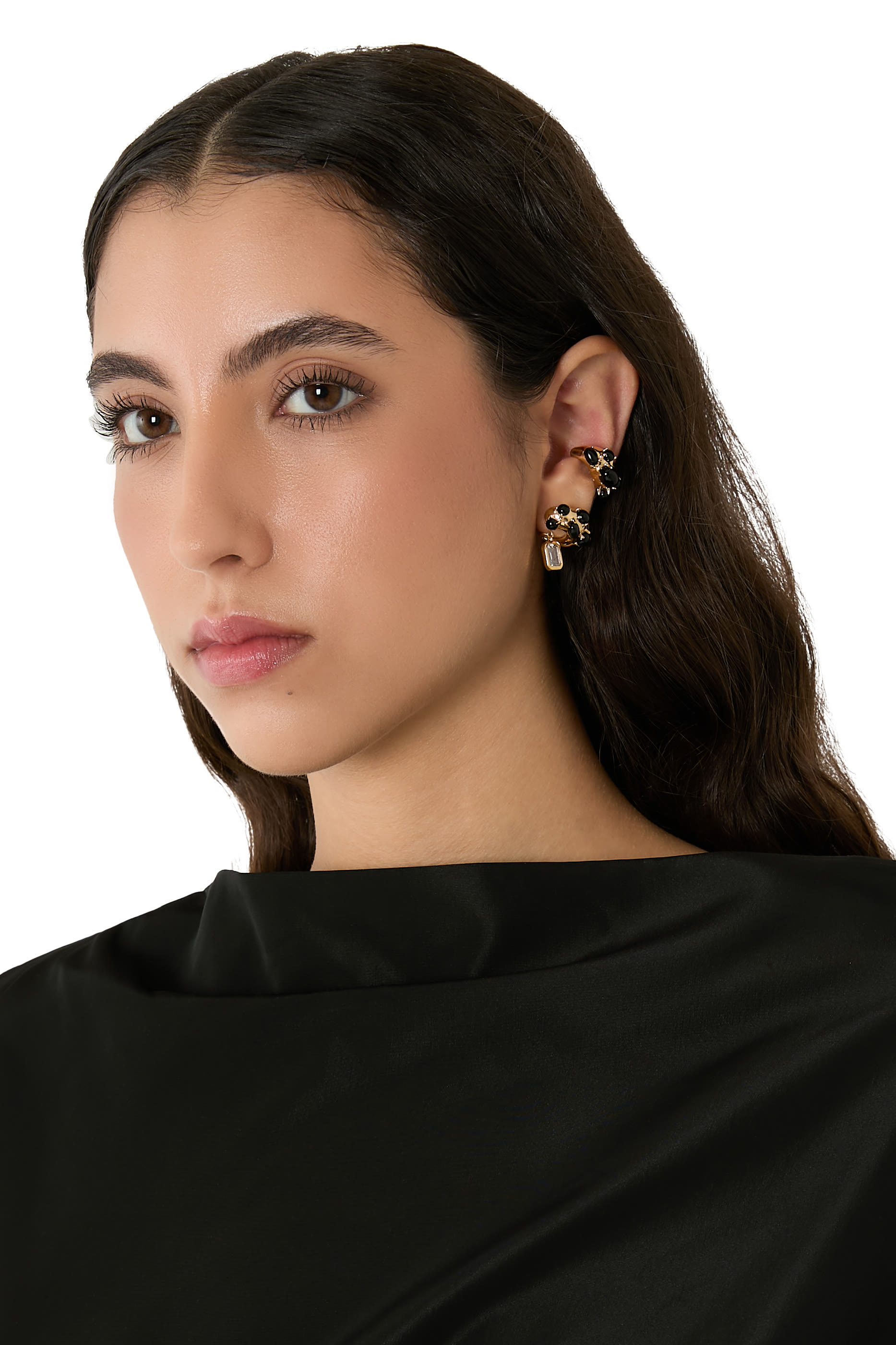 Gothika Mini Blown Charm Single Ear Cuff