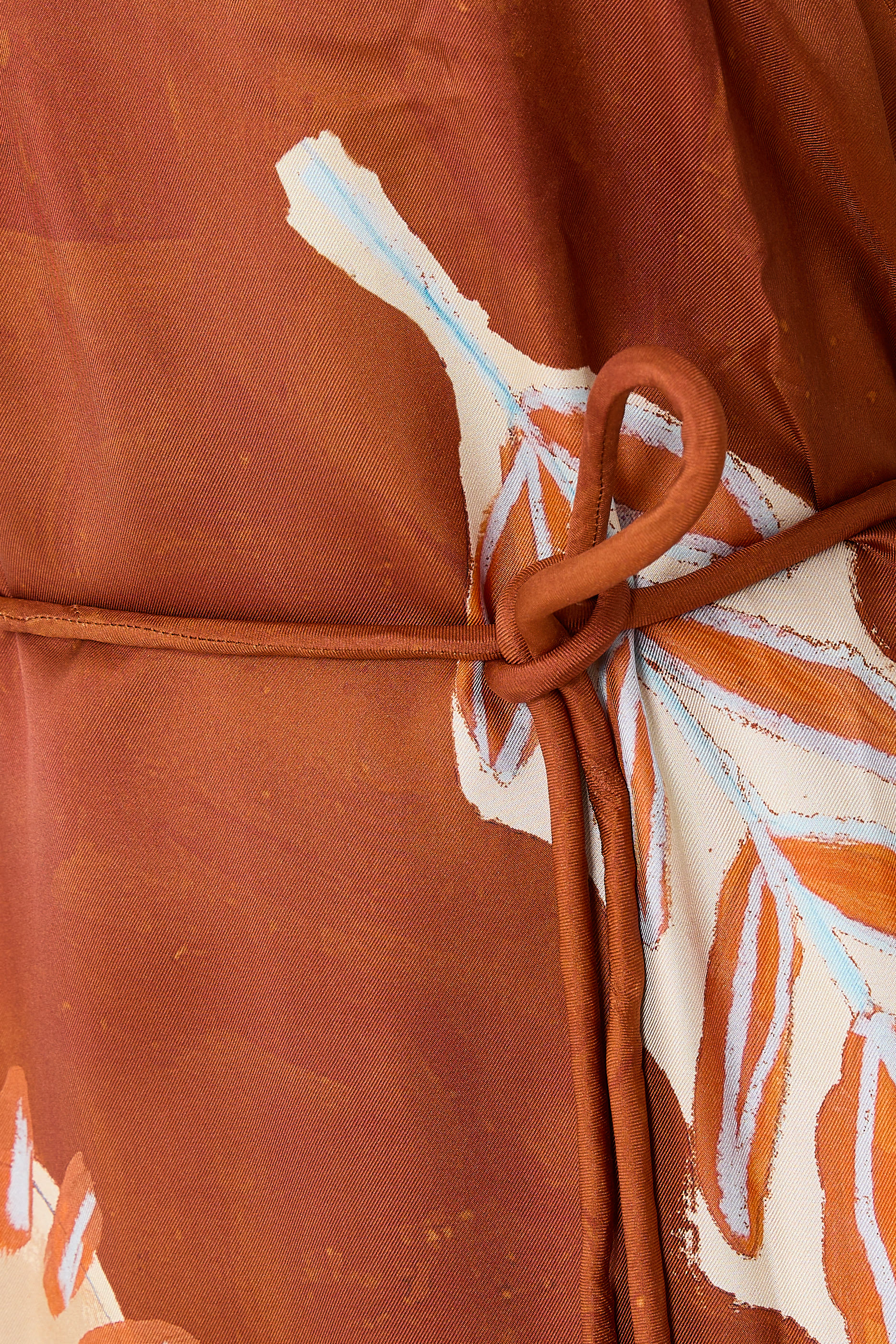 Soleil D'Amour Silk Midi Dress