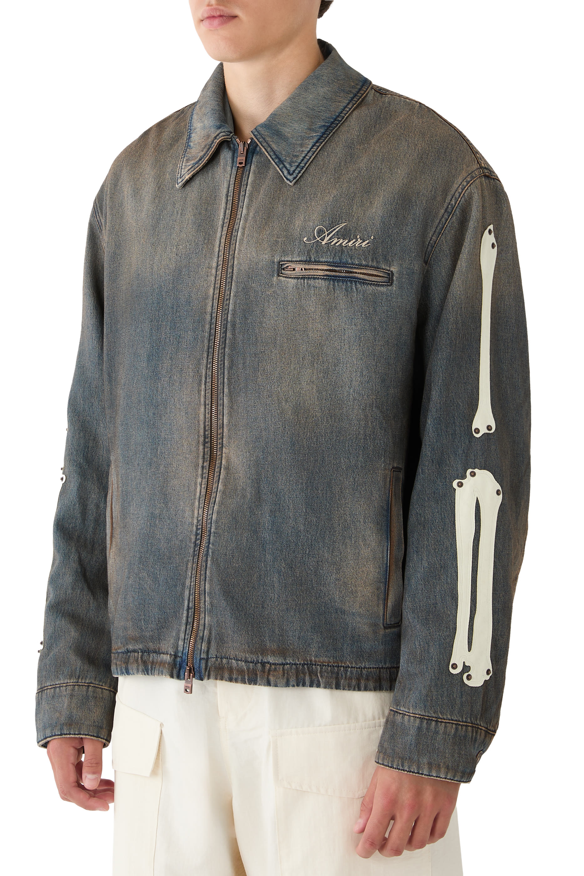 Lea Bones Zip-Up Jacket