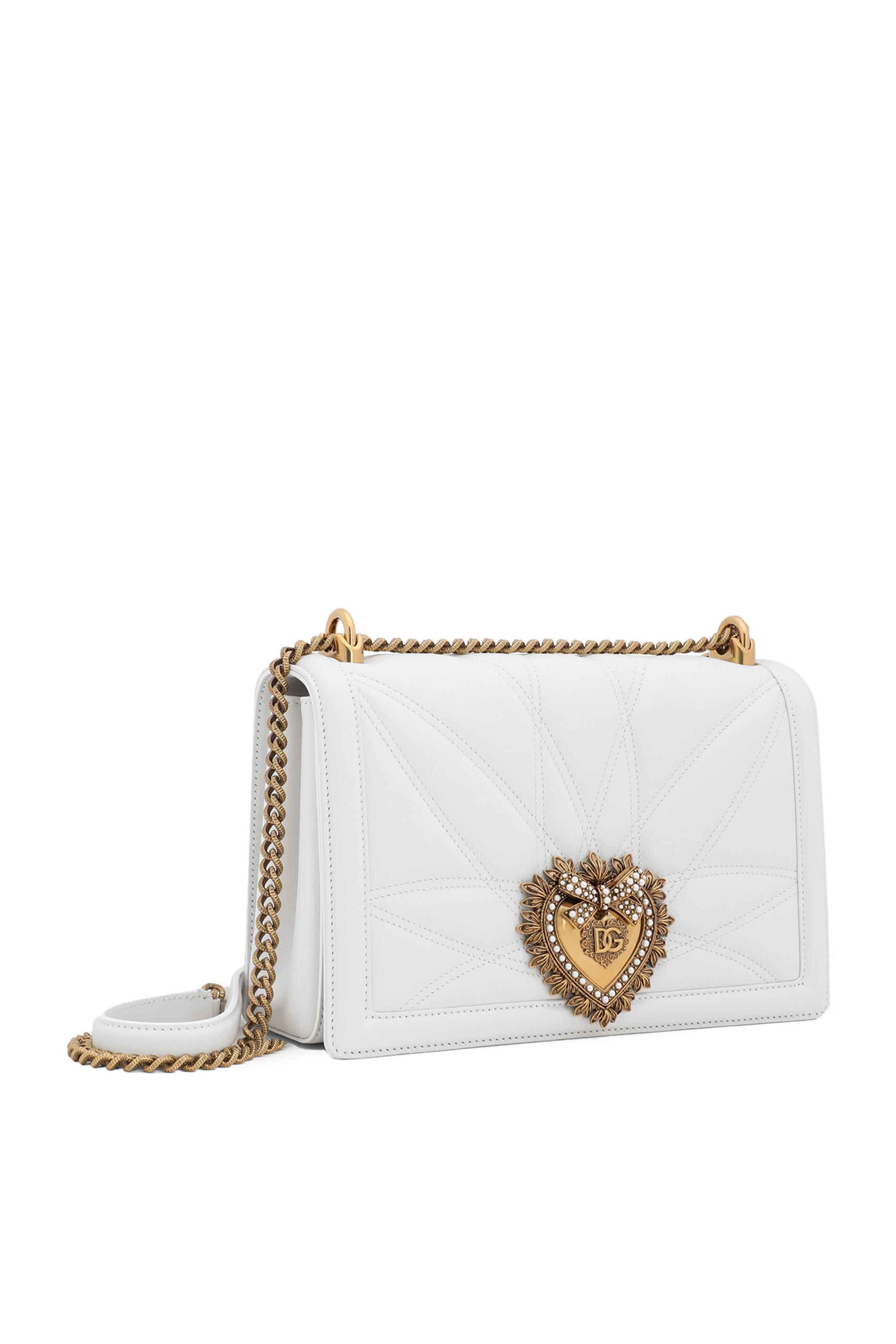 Large Devotion Quilted Mordore Nappa Leather Bag