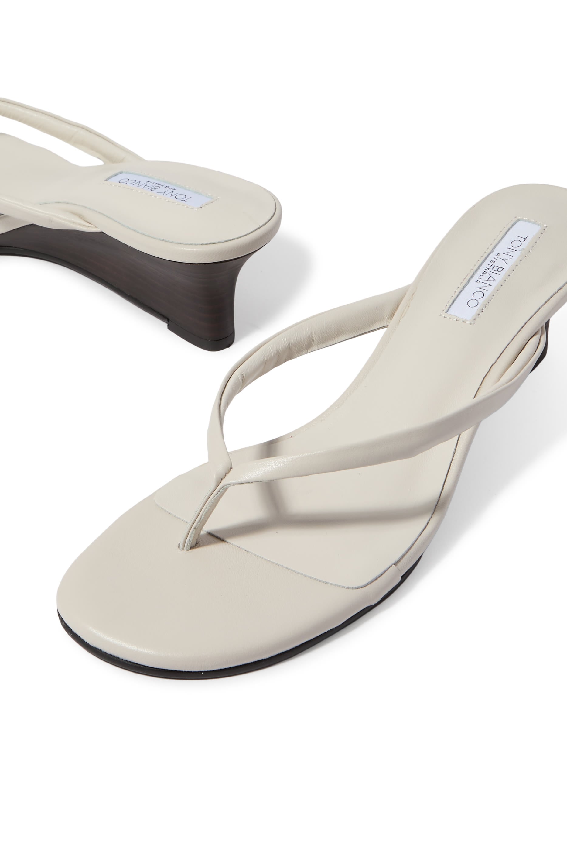Edgy 50 Vintage Flip Flop Wedges