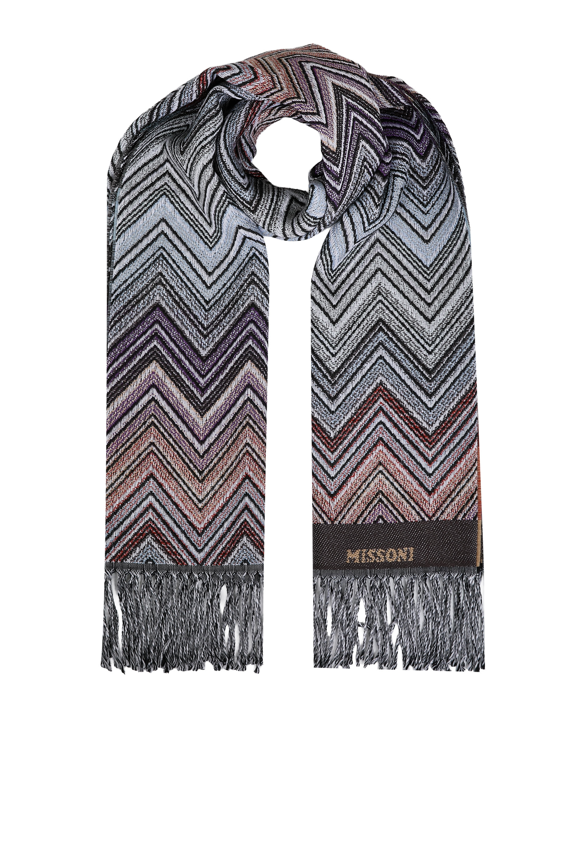 Zig Zag Fringe Scarf