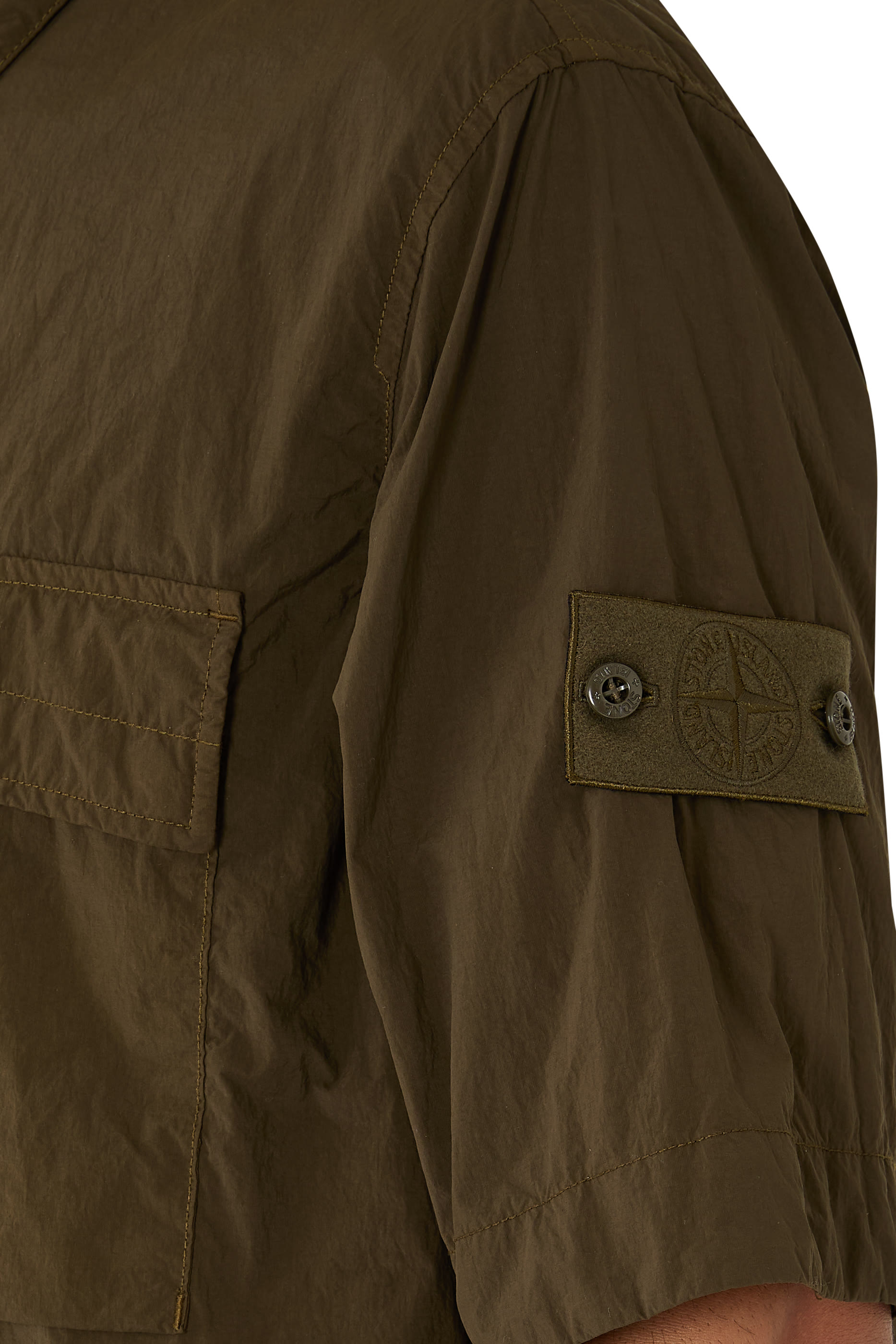Comfort-Fit Short-Sleeve Shirt with Pocket