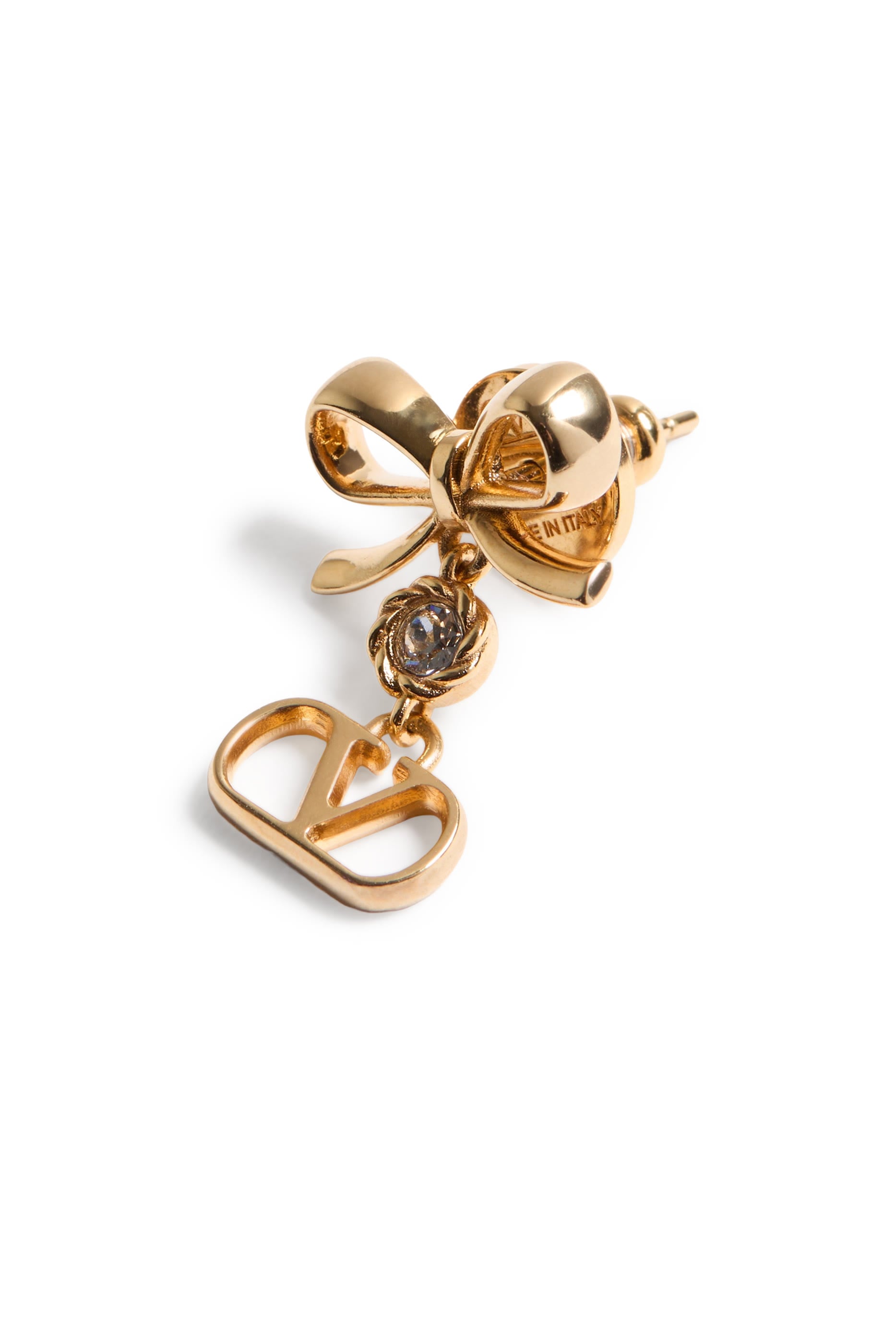 VLogo Signature Earrings in Metal and Swarovski® Crystals