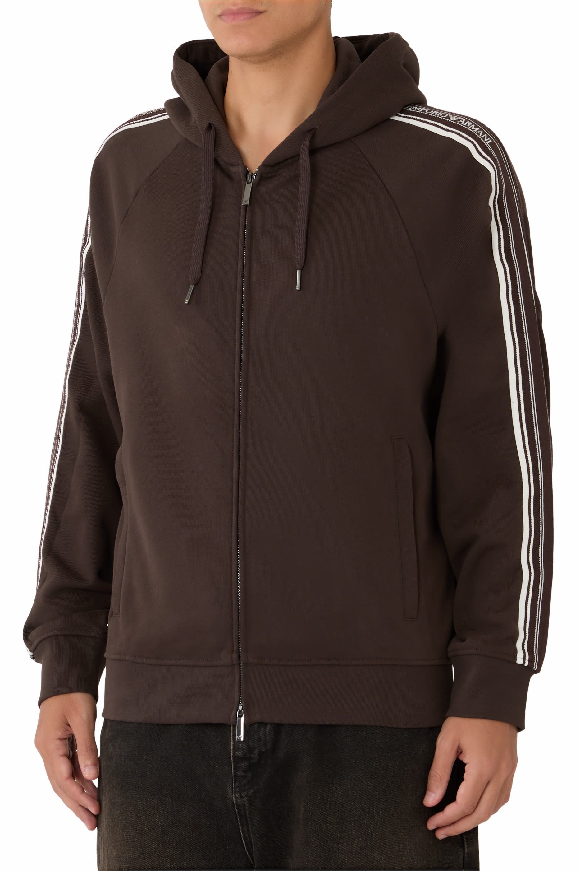 Jersey Sweatshirt with Hoodie 