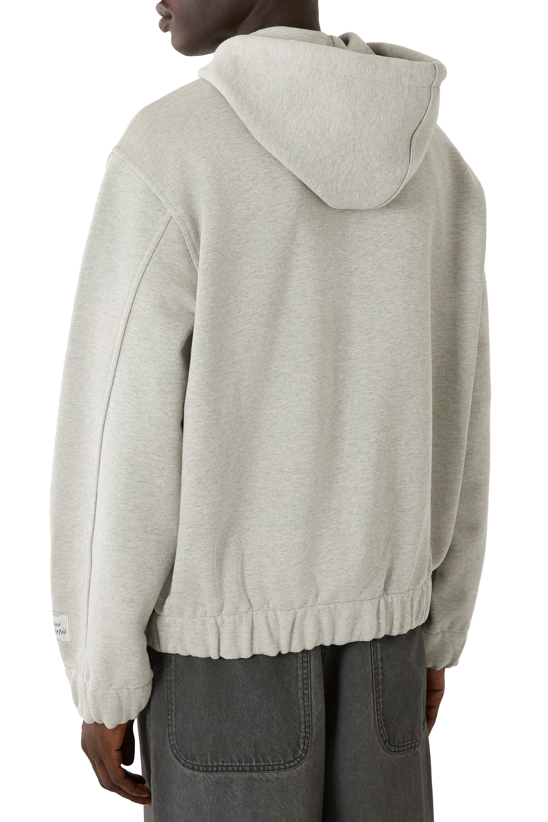 Zipped Cotton Hoodie