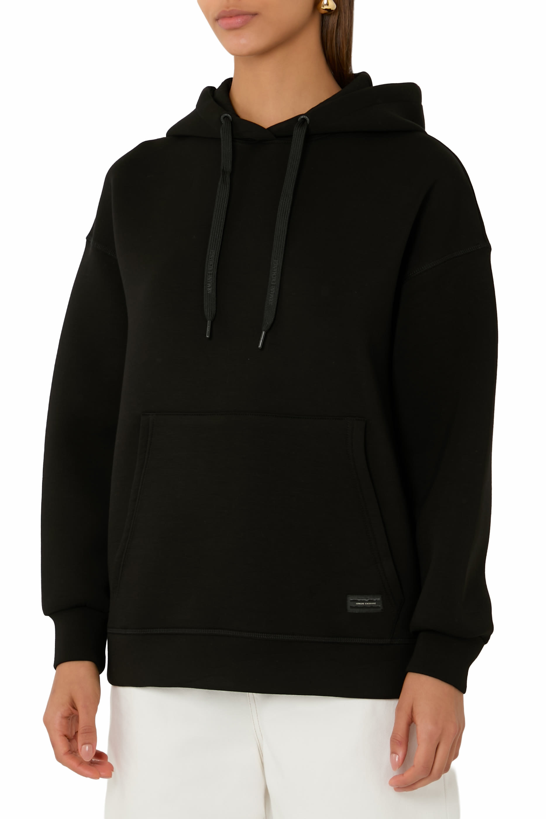 White Edition Scuba Fabric Hoodie