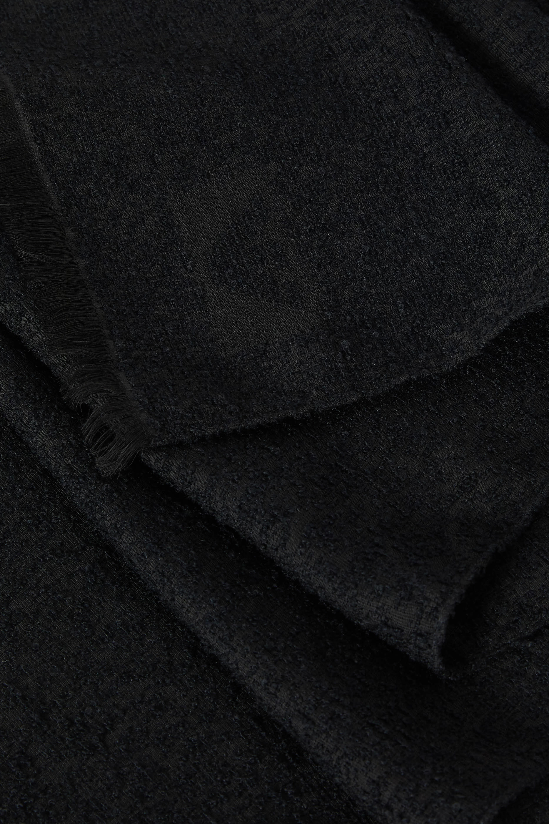 Logo Fringe Scarf
