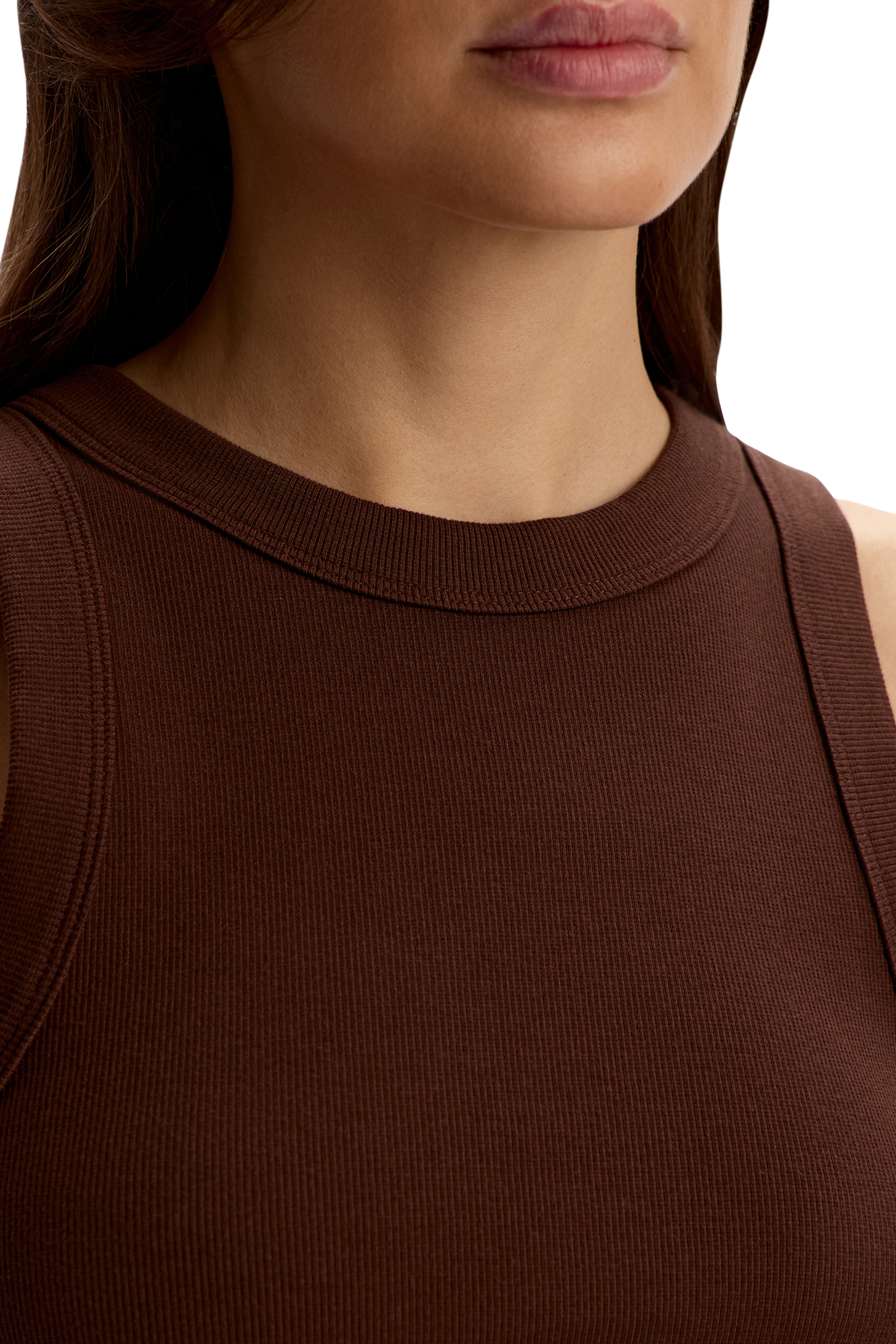 Ribbed Cotton Tank Top