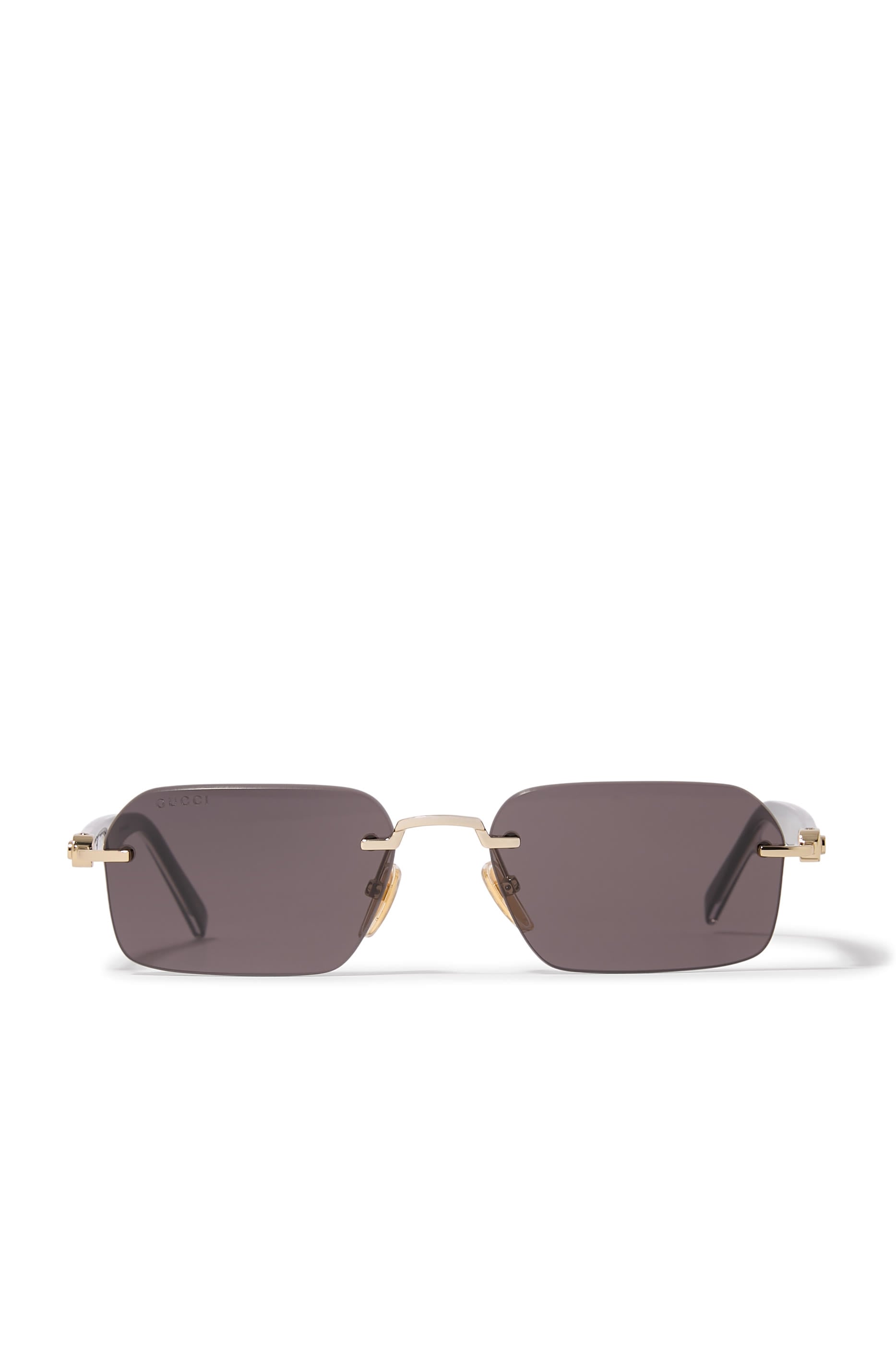 Rectangular-Frame Sunglasses