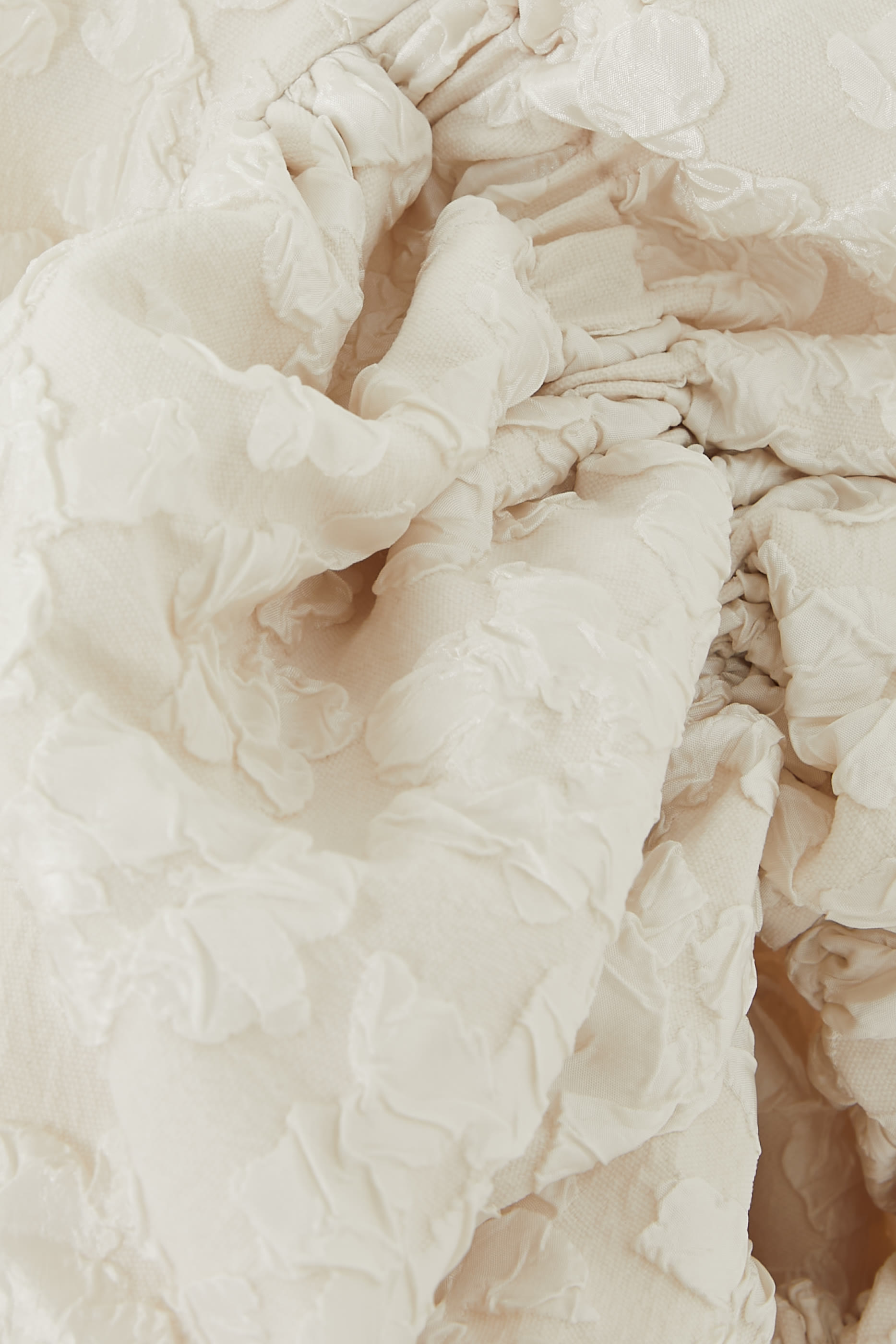 Jacquard Midi Puffy Dress 