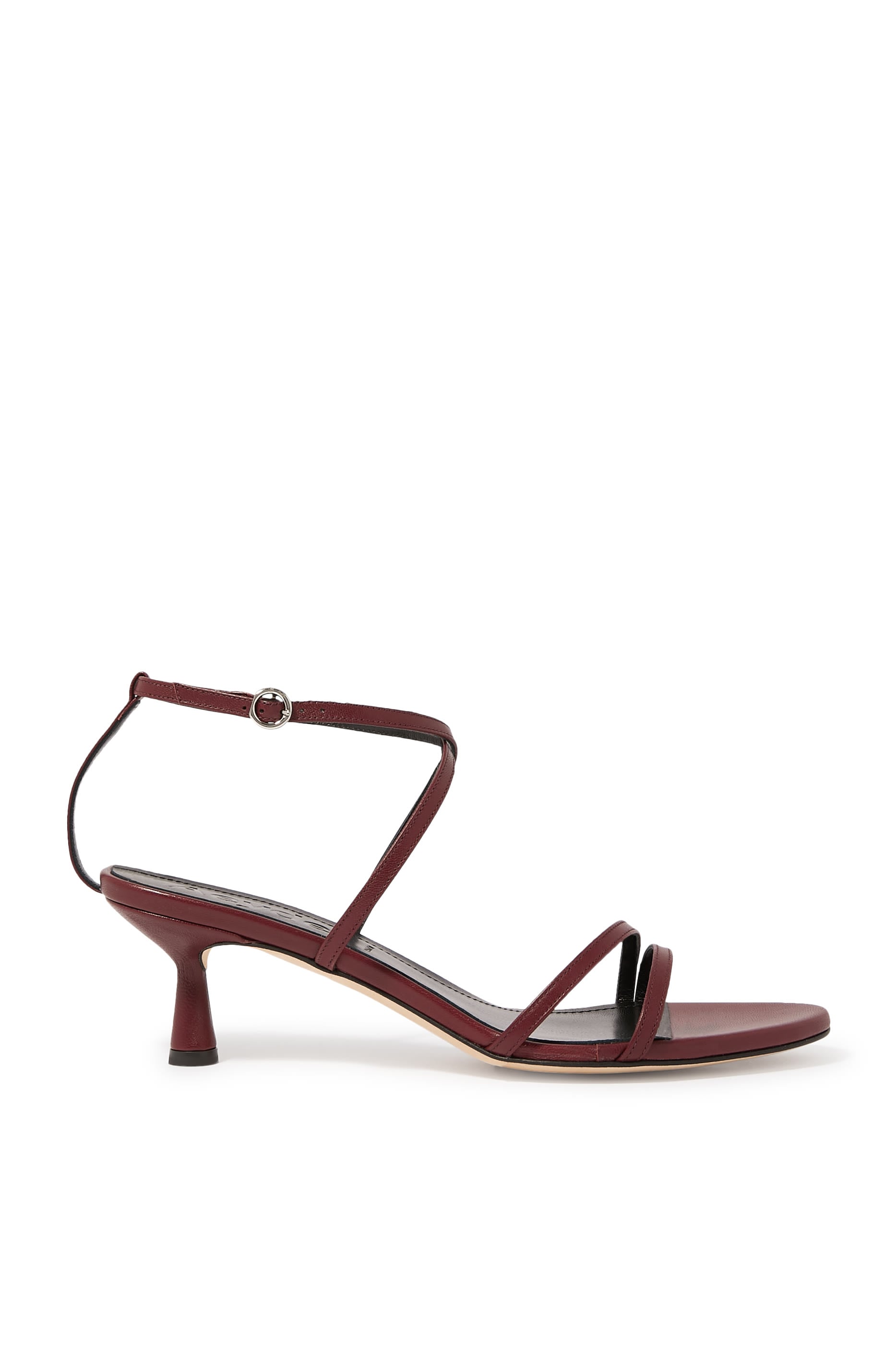 Maeve Leather Stiletto Sandals
