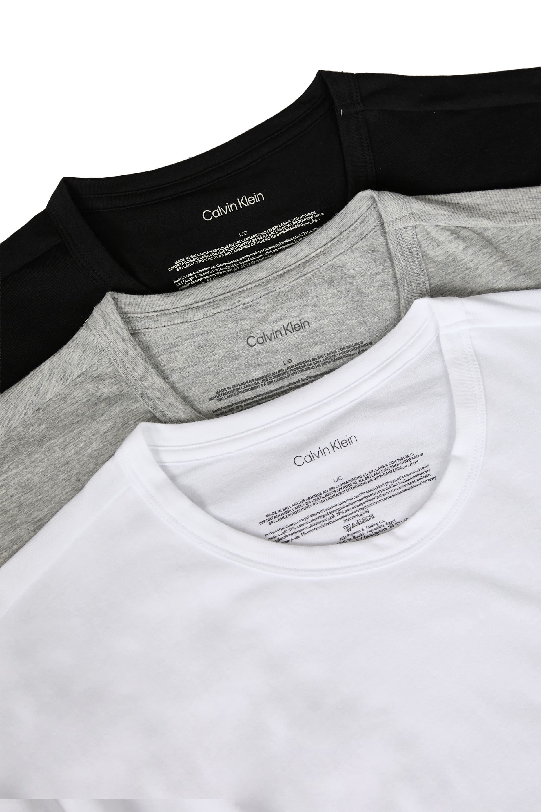 Short-Sleeve Crew-Neck T-Shirts, Pack of 3 