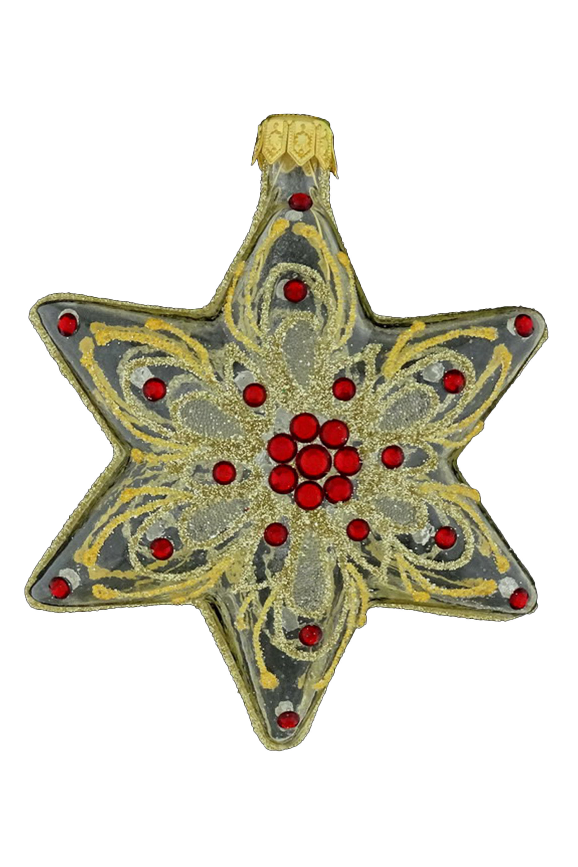 Glass Star Ornament