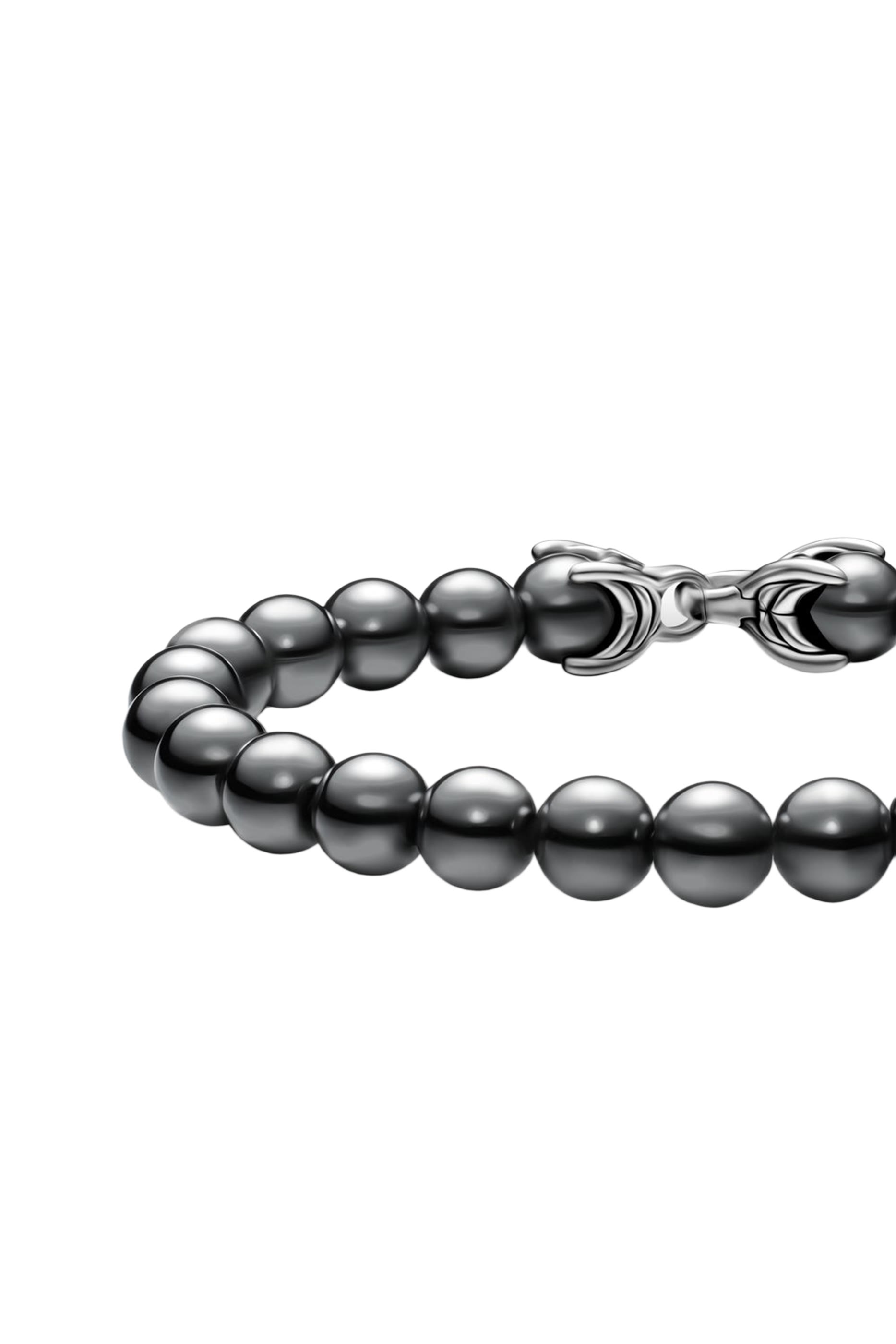 Spiritual Bracelet, Sterling Silver & Onyx