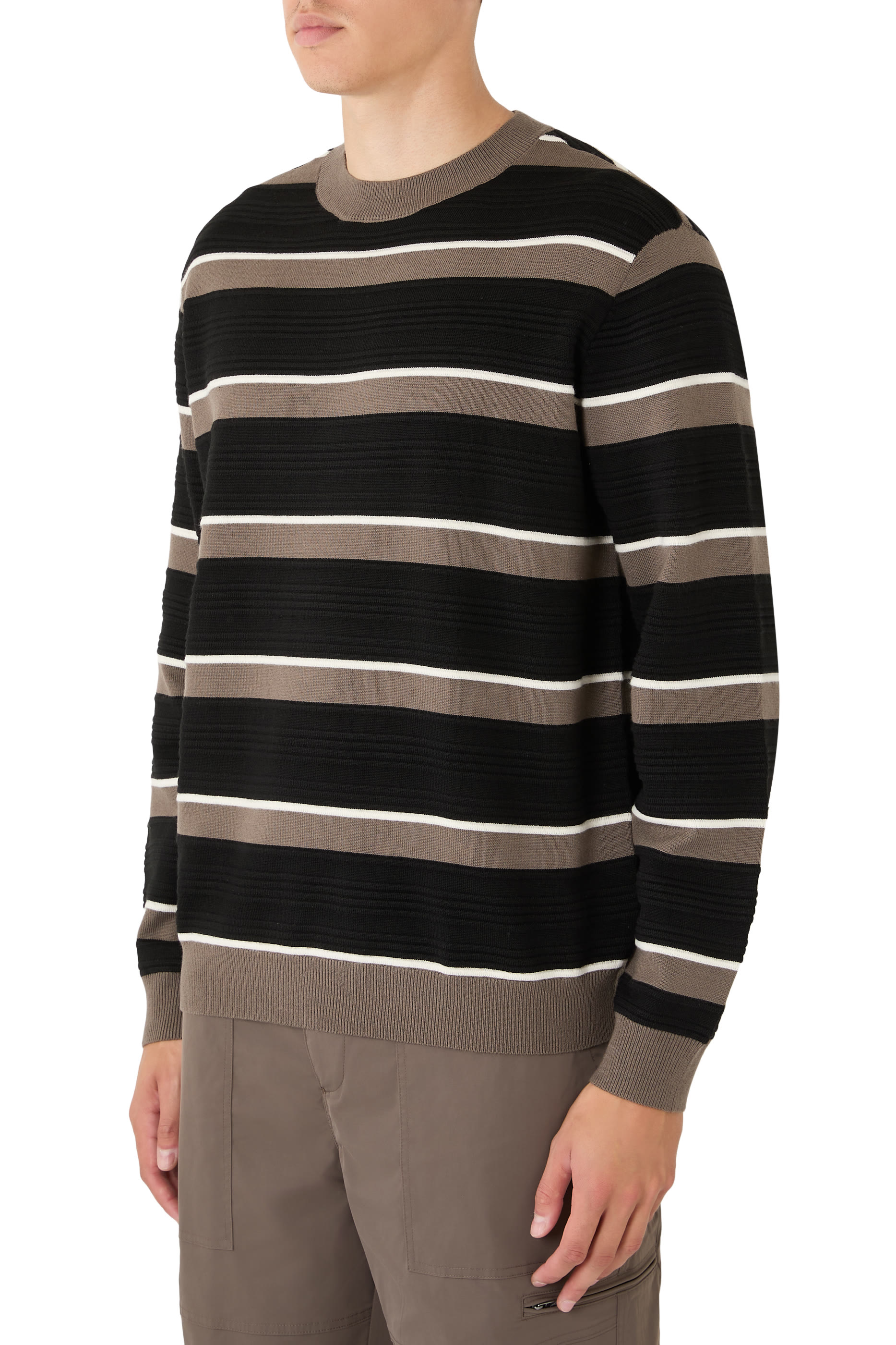 Stripes Knitwear Shirt
