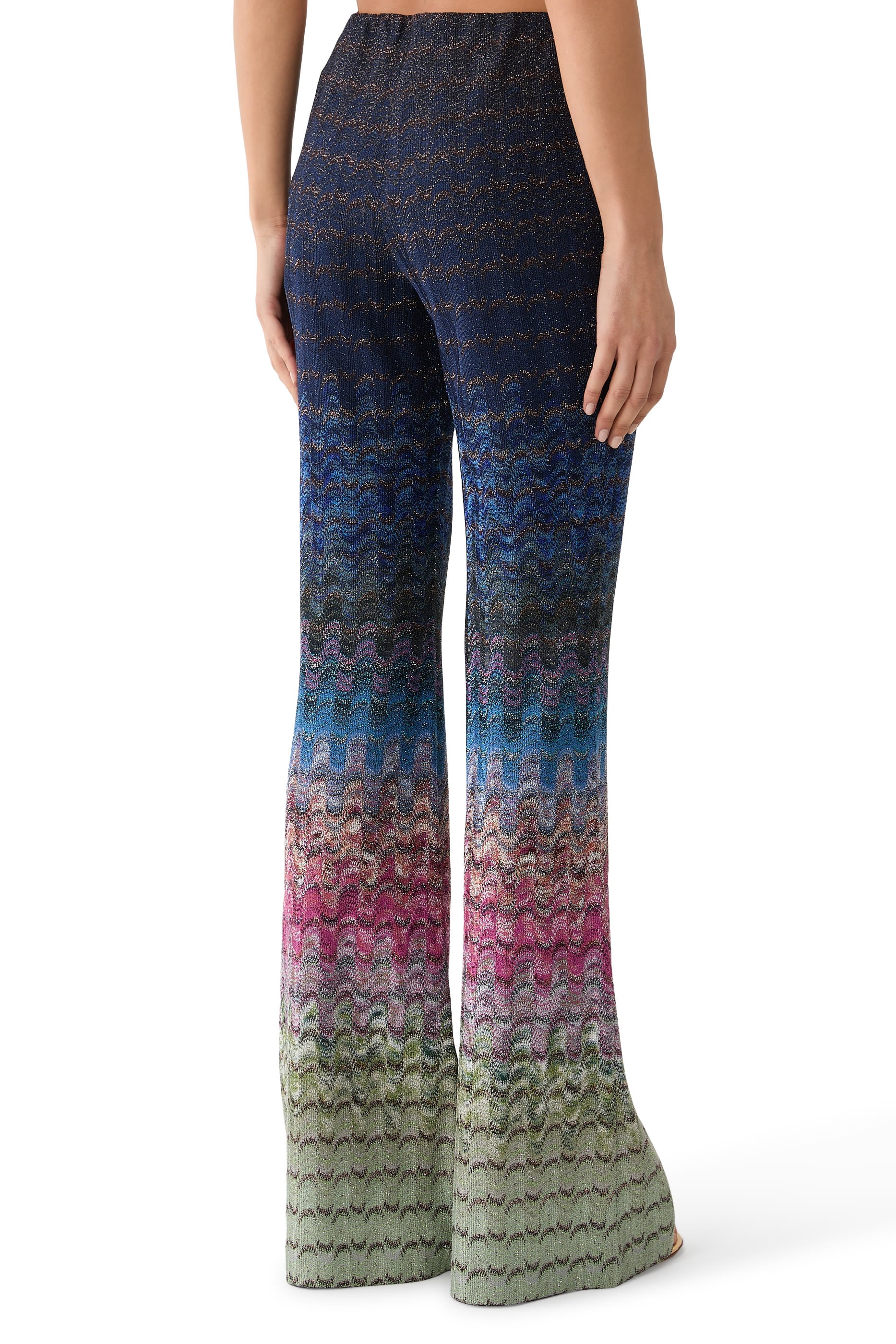 Raschel Flared Pants