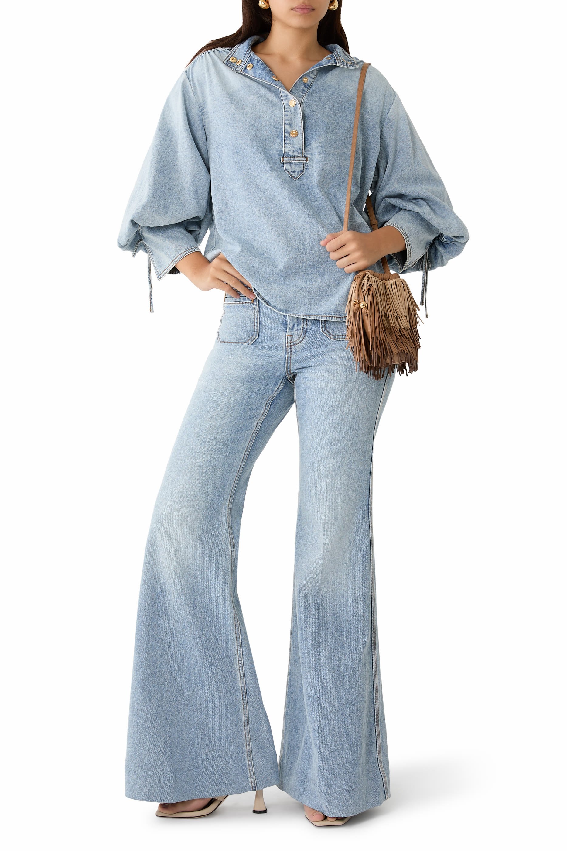 Denim Cotton Blouse