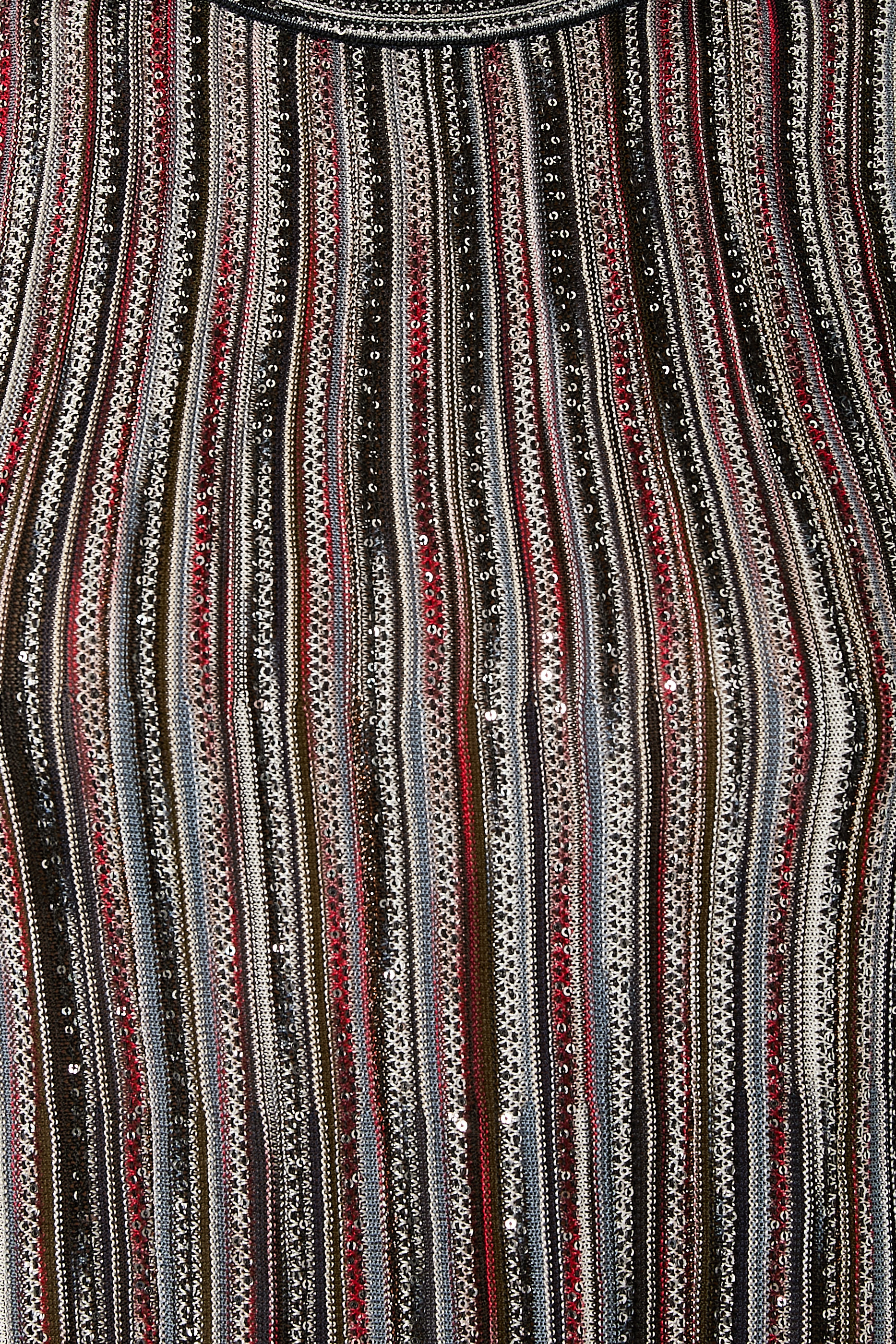 Partialized Knit Lurex Top