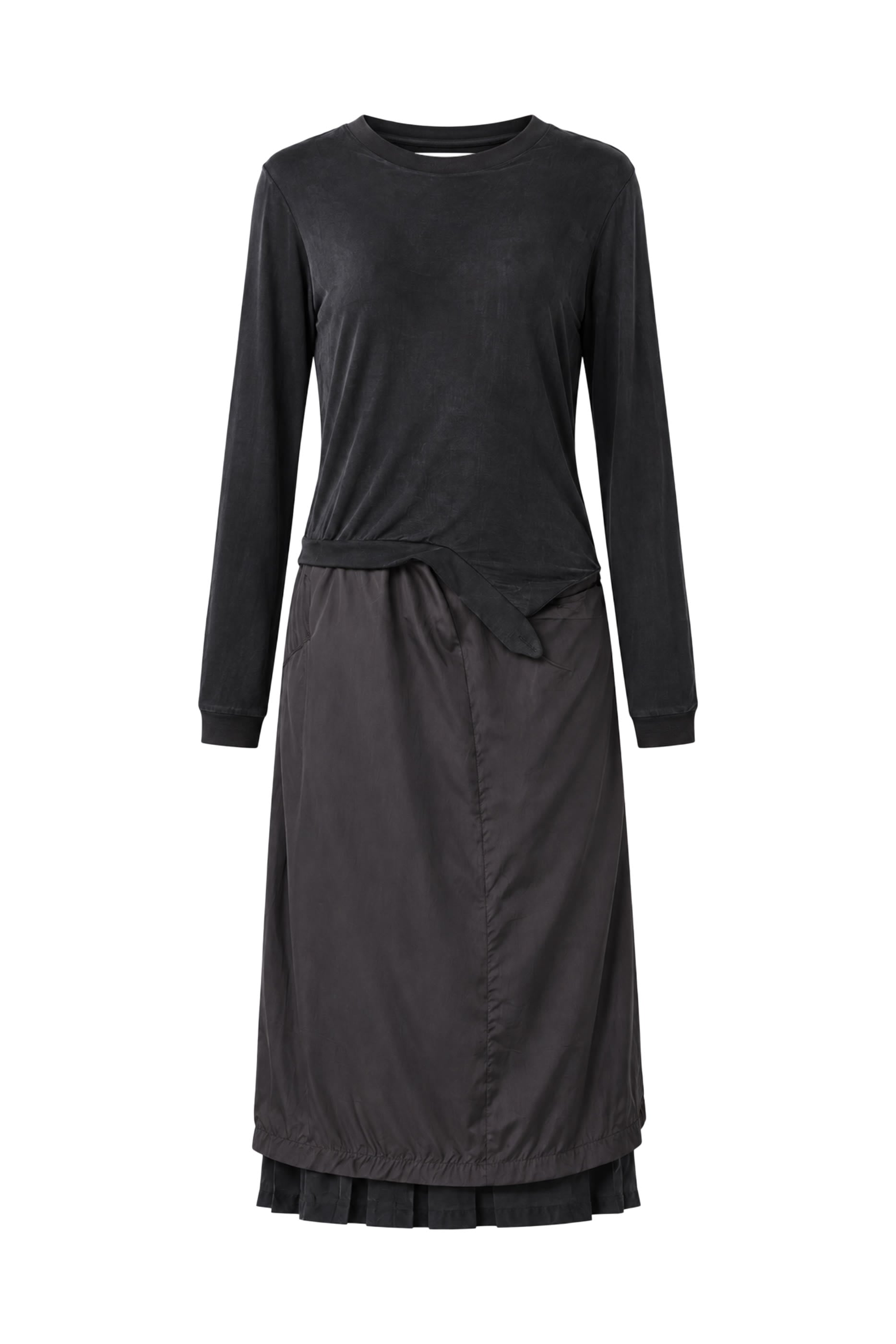 Draped Midi Dress 