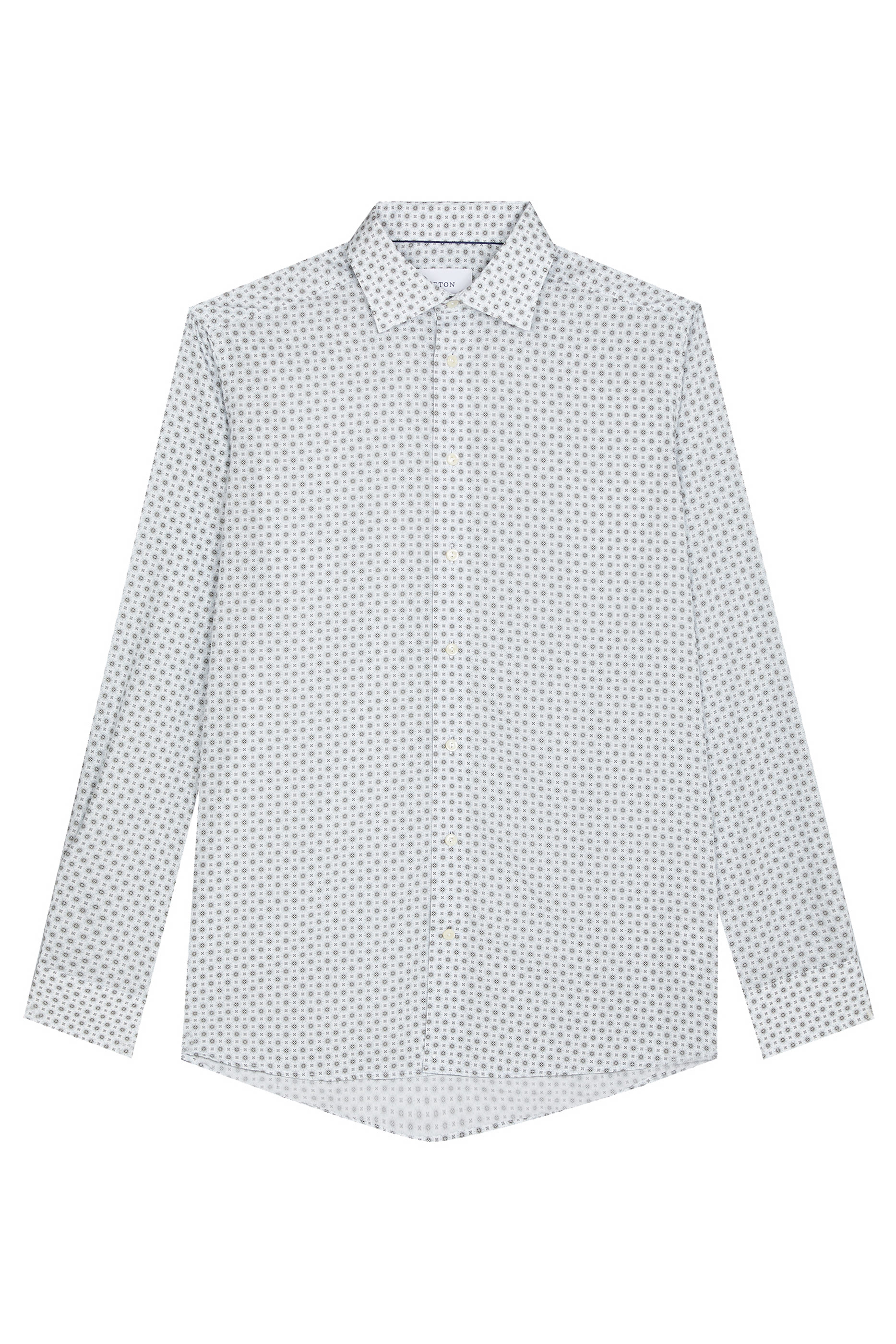Geometric Print Signature Twill Shirt 